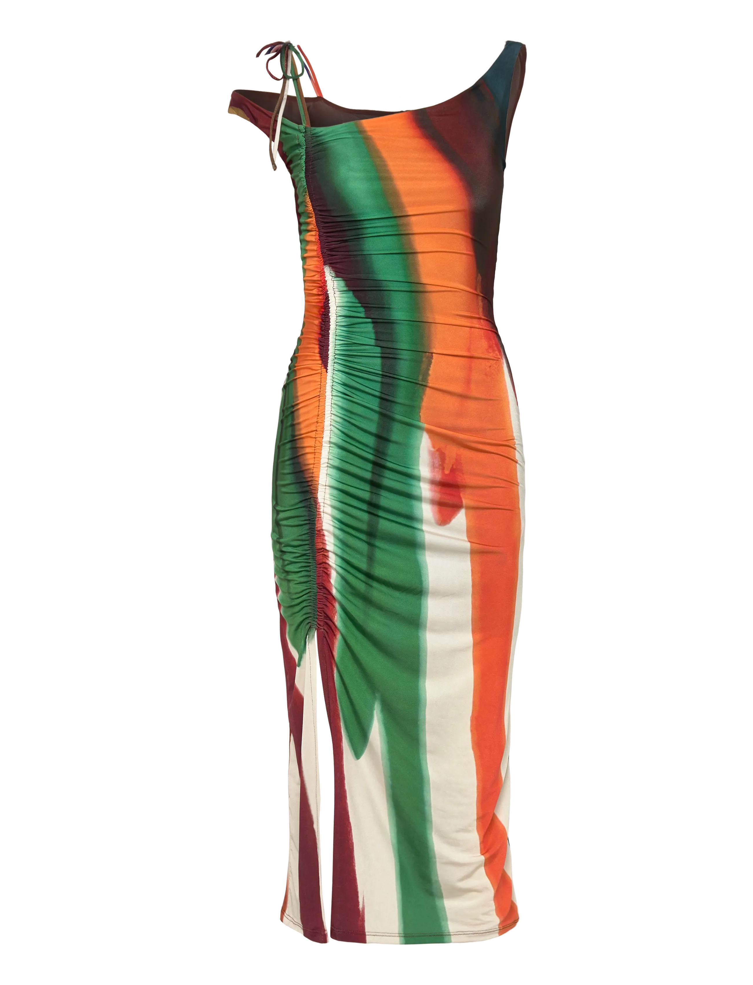 DESIGUAL Vest_Paint_Lacroix Grün - XL - Damen