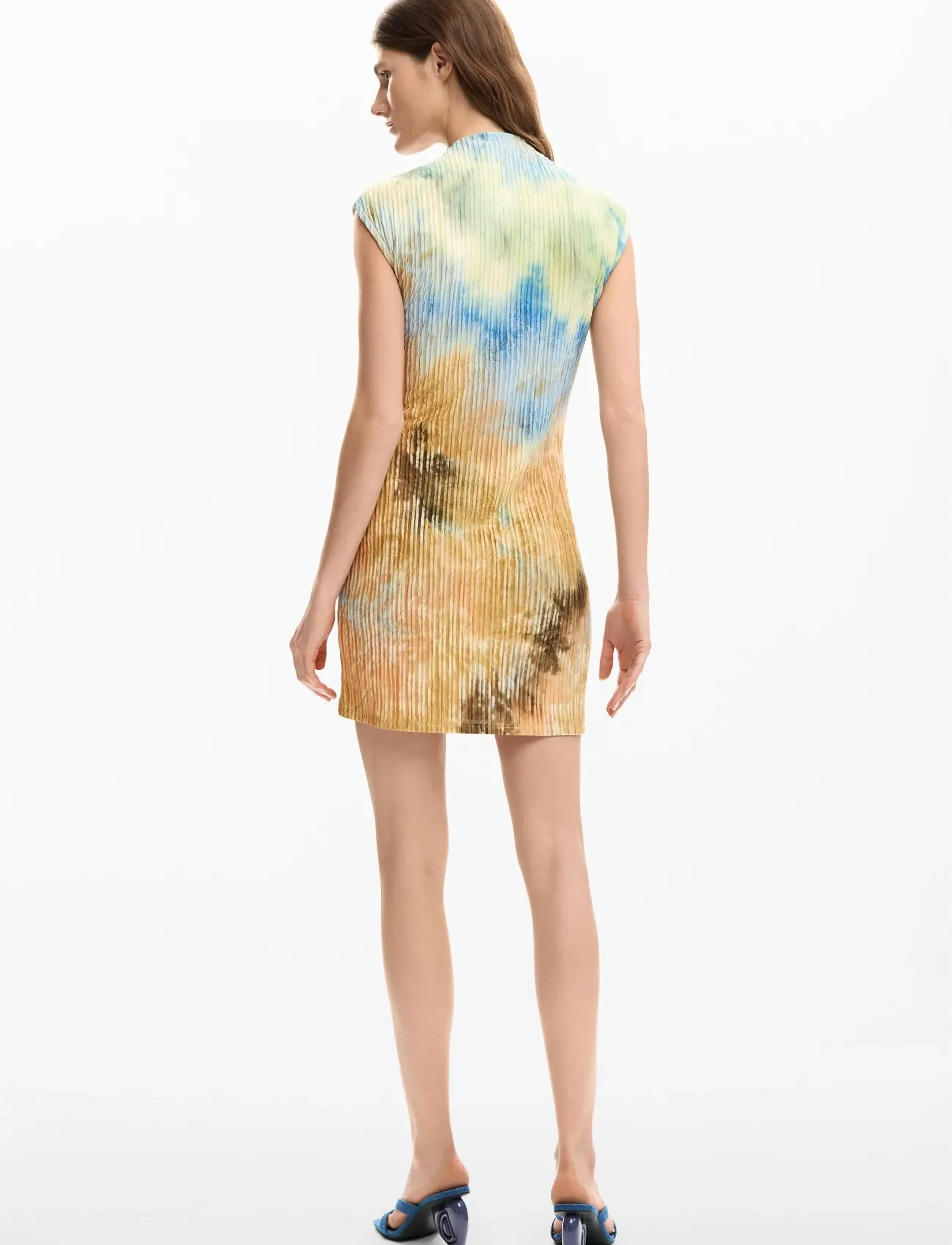 Desigual - VEST_TENNESSEE - bodycon kleitas - brown - 3