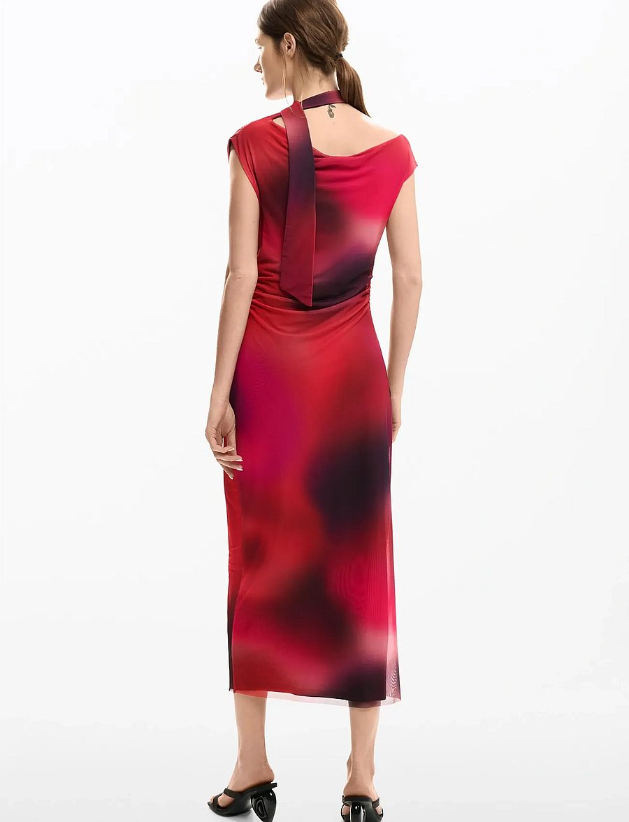 Desigual - VEST_MAINE - abendkleider - red - 3