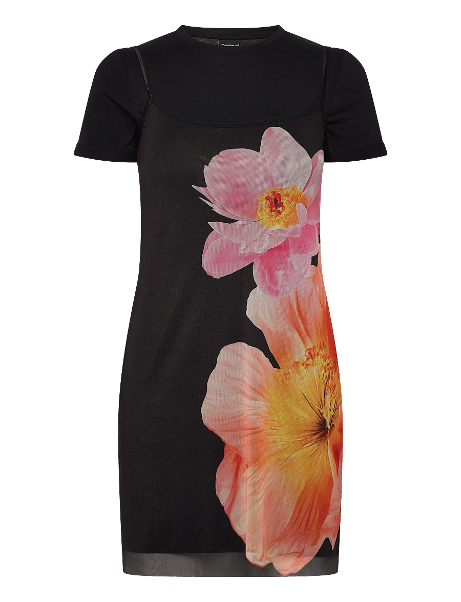 Desigual - VEST_NEVADA - t-särkkleidid - black - 1