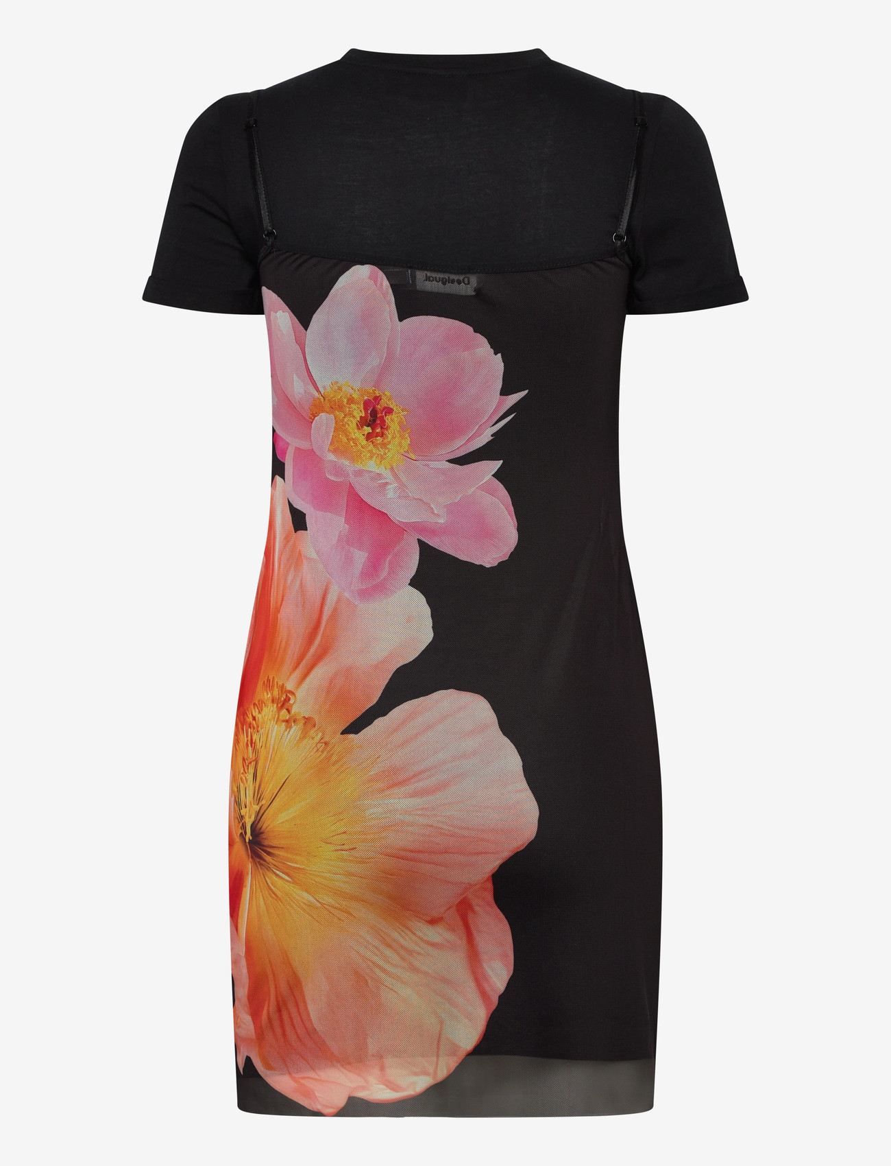 Desigual - VEST_NEVADA, 2000 BLACK, L - t-shirtklänningar - black - 2