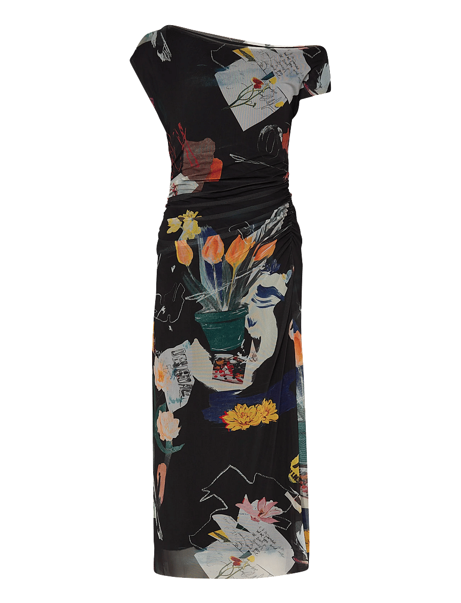 Desigual - VEST_DELAWARE - midi jurken - black - 2