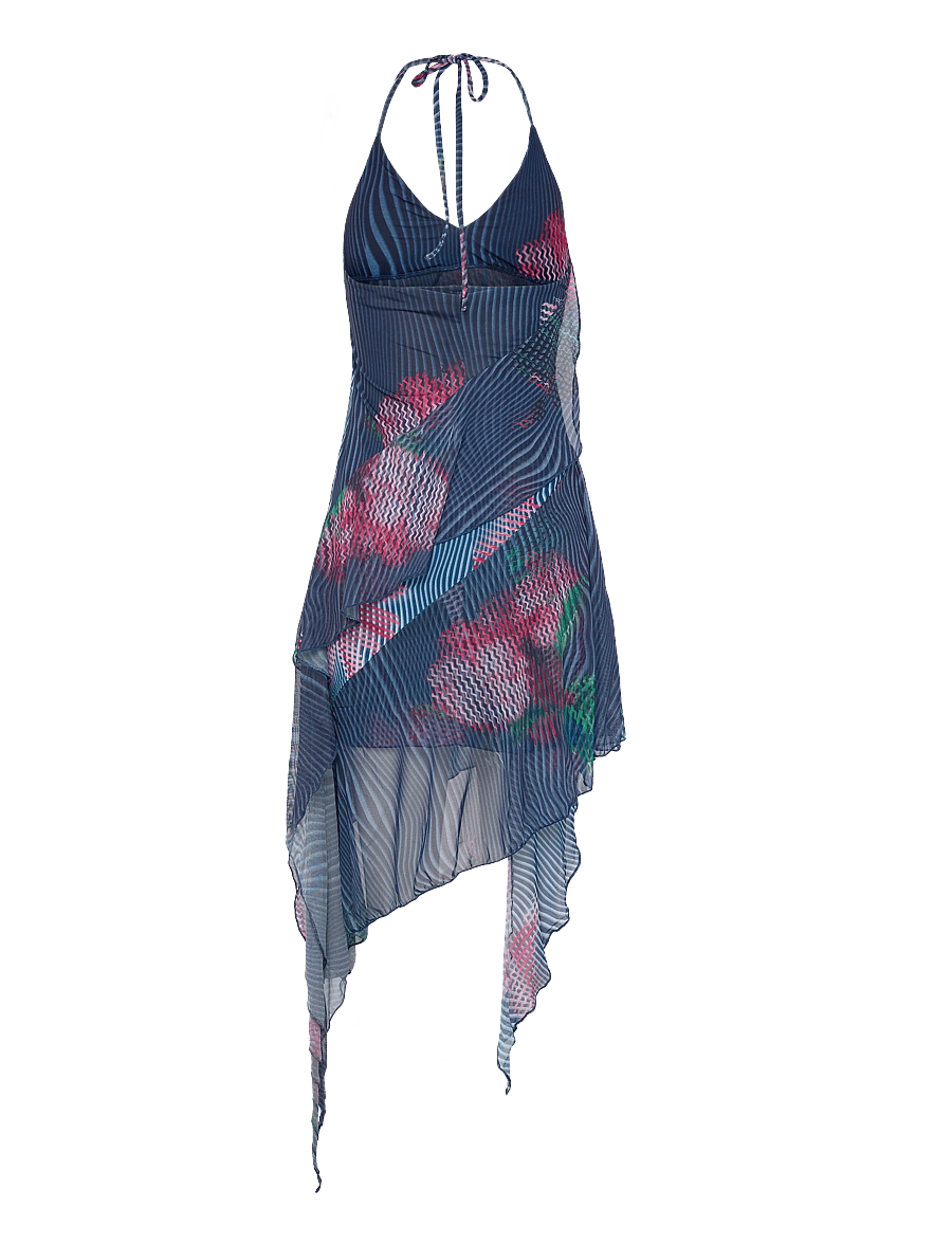 Desigual - VEST_NORA - midi-kleider - blue - 2