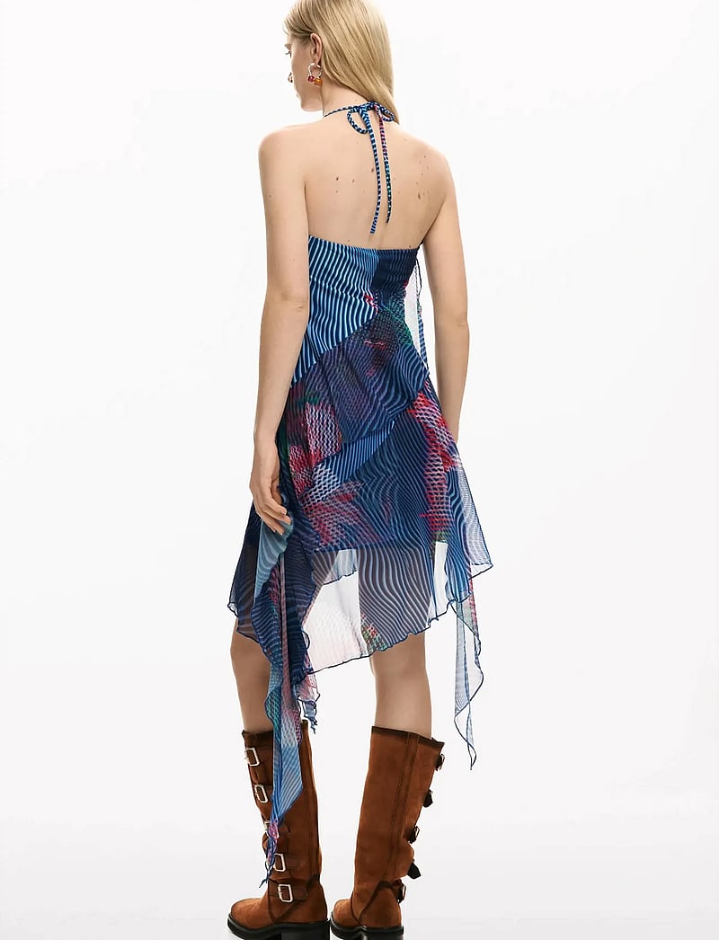 Desigual - VEST_NORA - midi-kleider - blue - 3