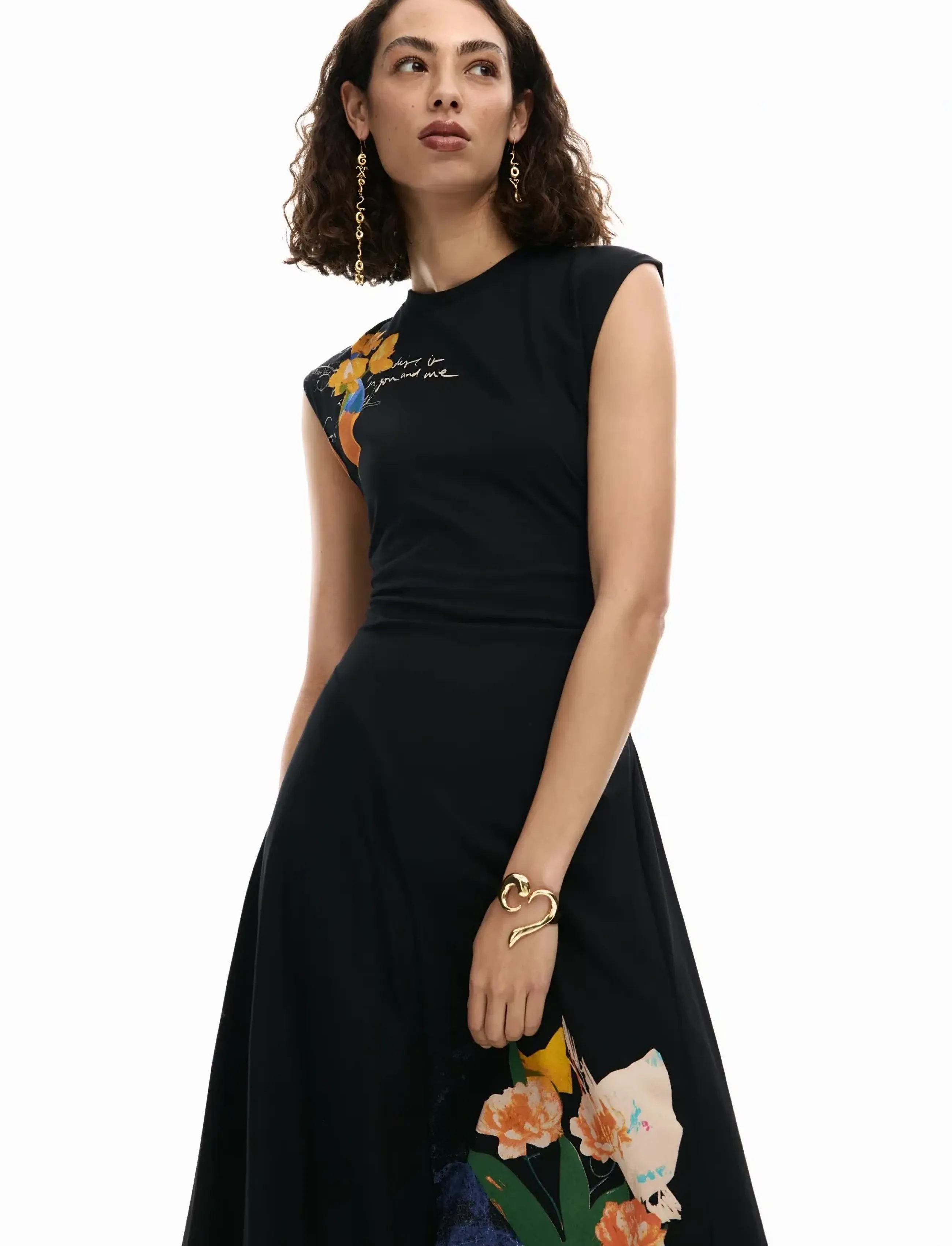 Desigual VEST_LEYTER - Juhlamekot - BLACK / black