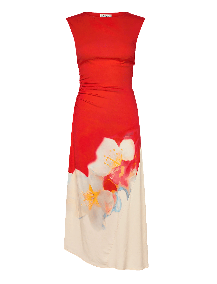 Desigual - VEST_LIDA - midi-kleider - orange - 1