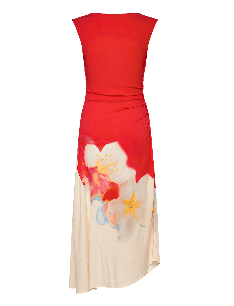 Desigual - VEST_LIDA - midi-kleider - orange - 2