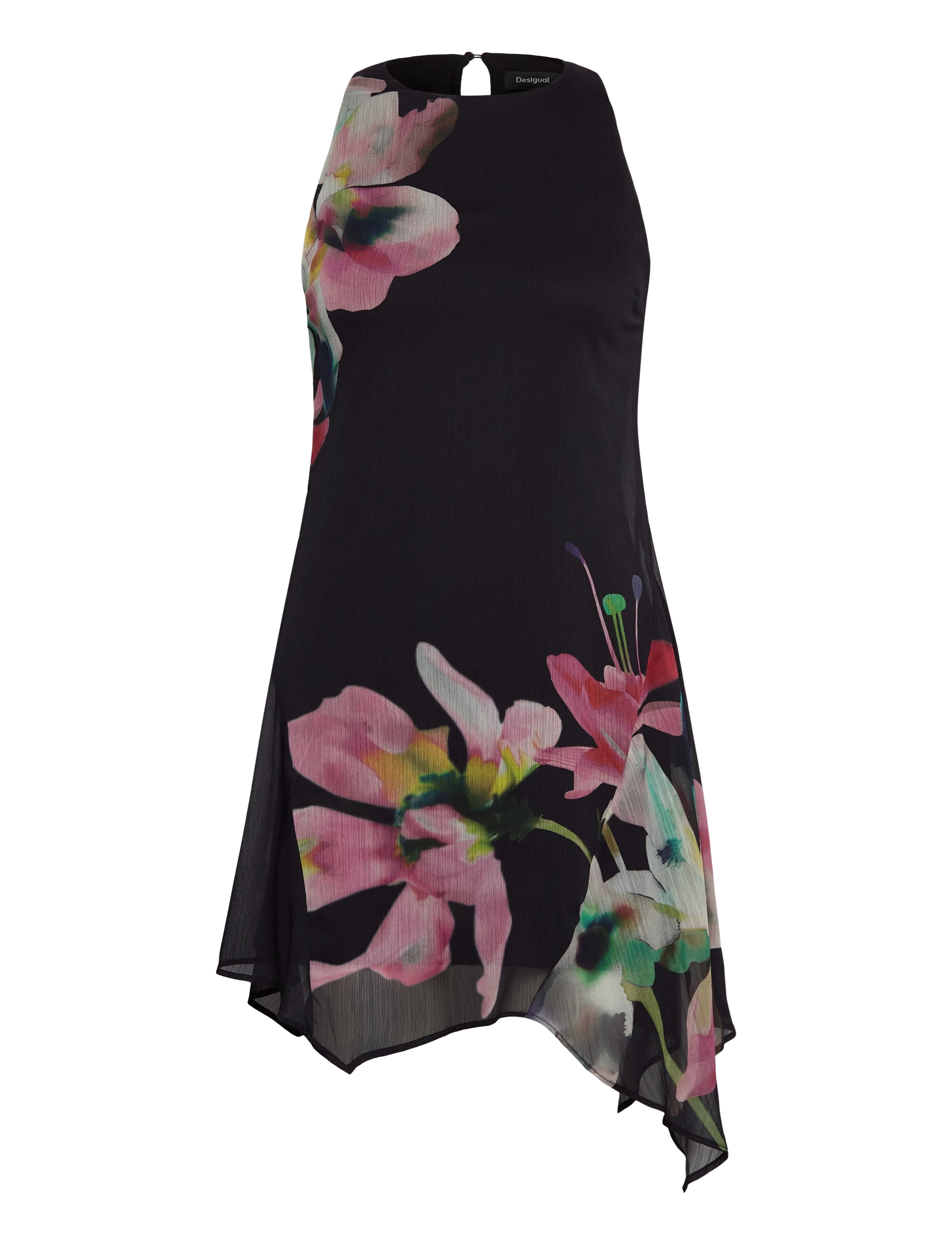 DESIGUAL Vest_Nala_Asimetrico Schwarz - XL - Damen