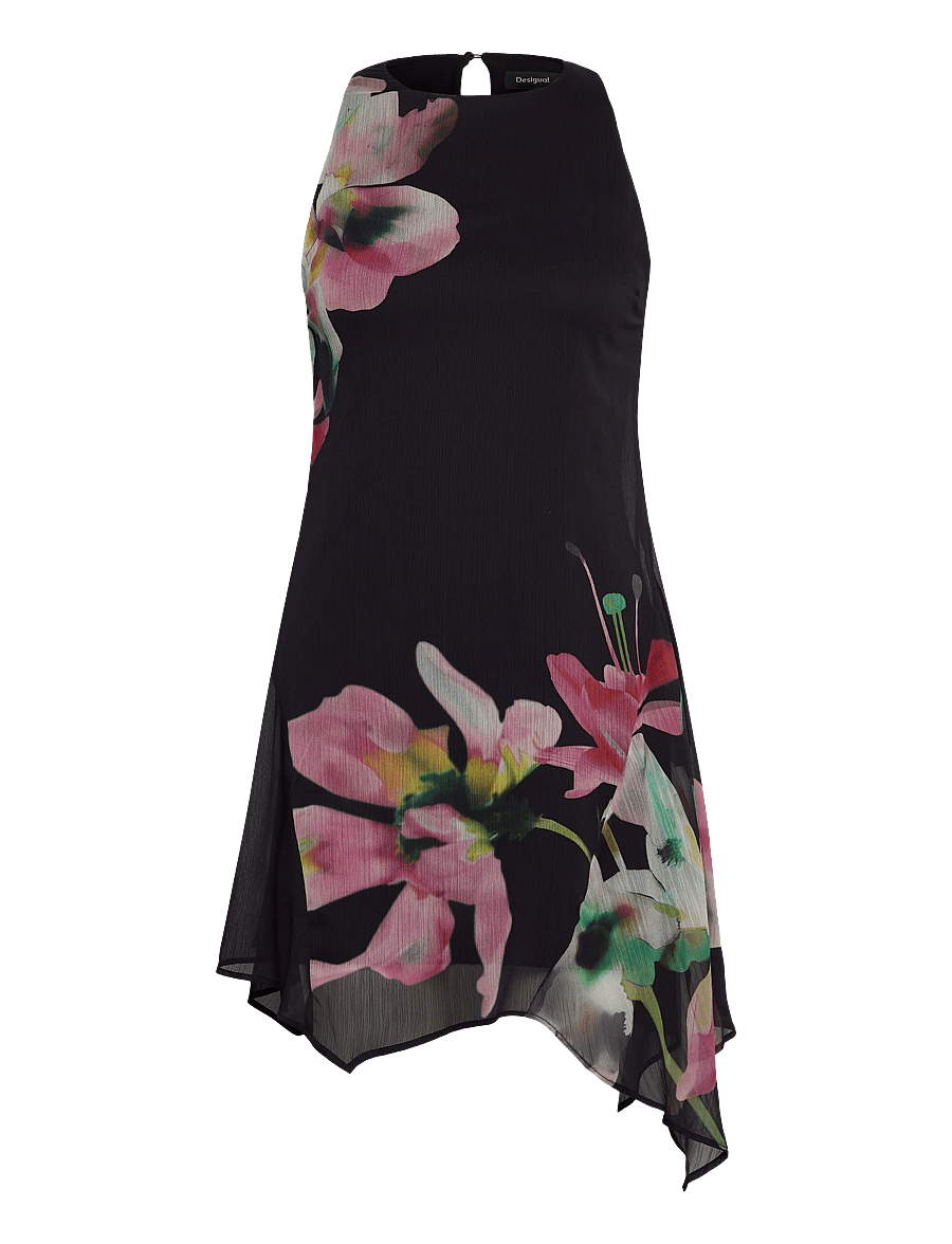 Desigual - VEST_NALA_ASIMETRICO - sommerkleider - black - 1