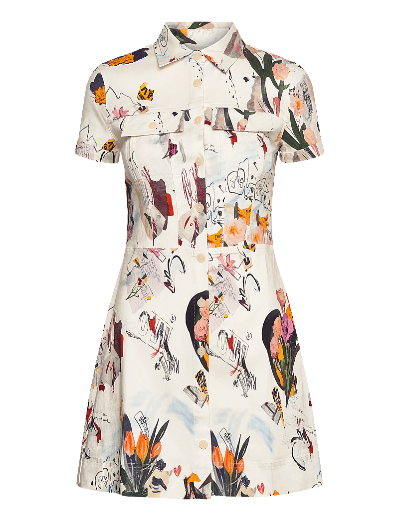 Desigual - VEST_FINI - hemdkleider - white - 1