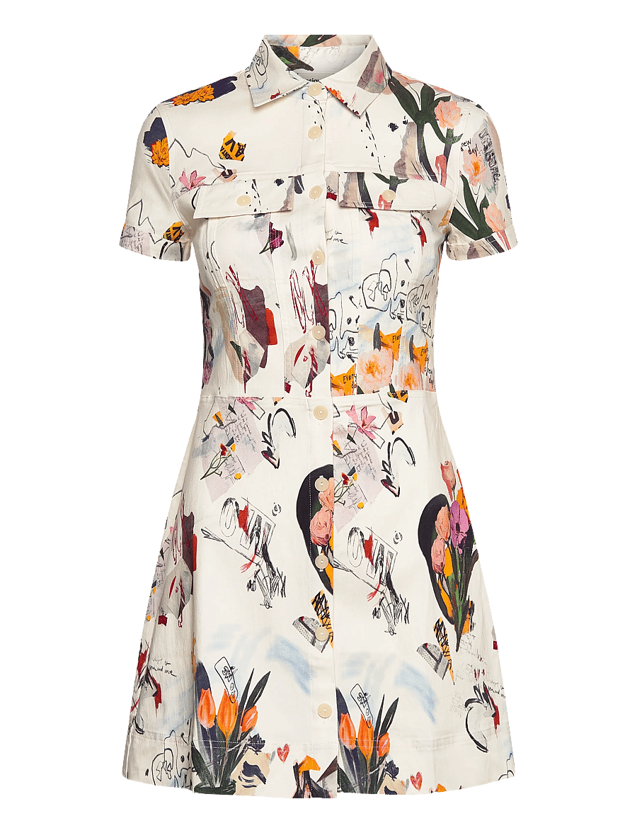 Desigual - VEST_FINI - hemdkleider - white - 1