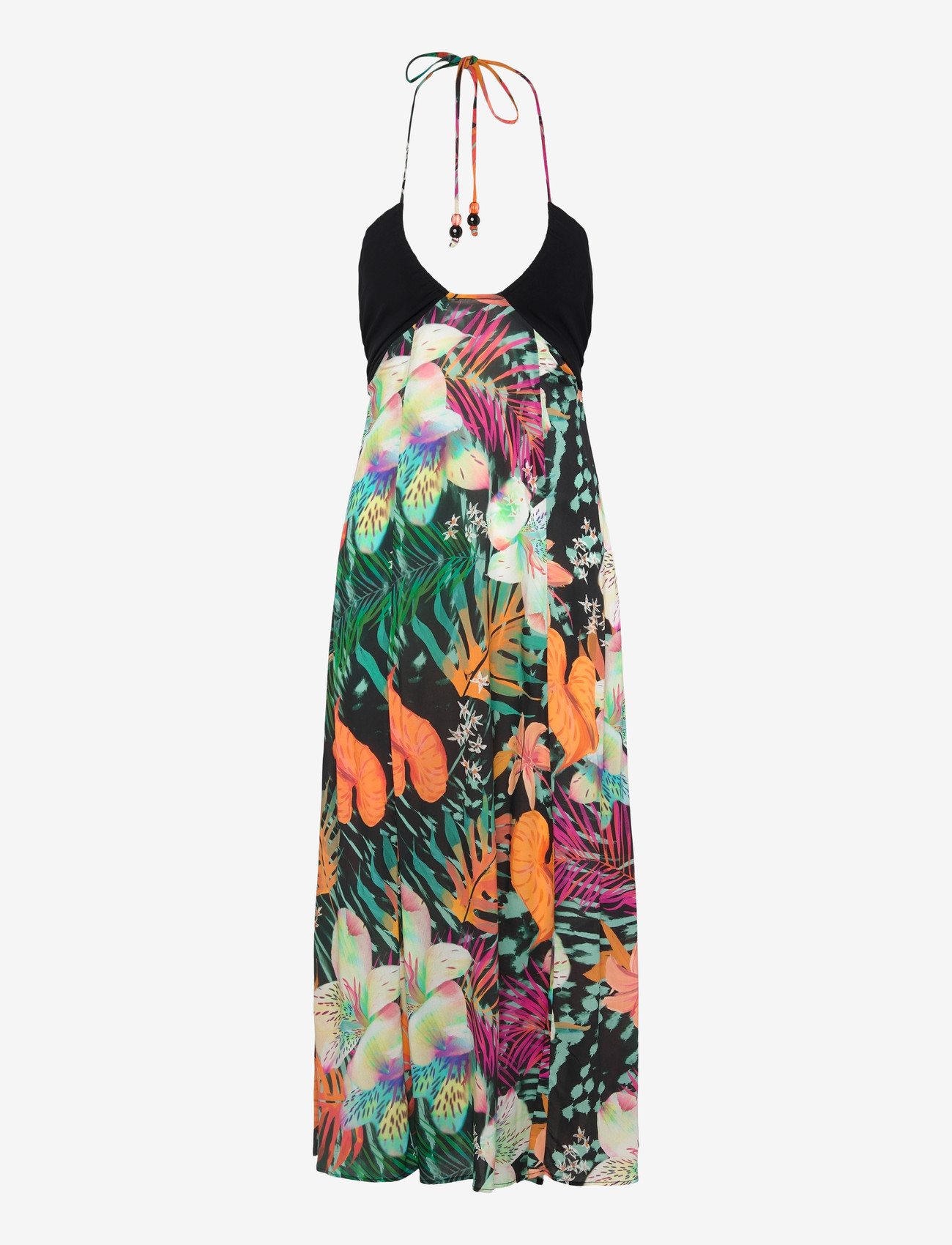 Desigual - VEST_SWIM-DAIKIRI CORD - sommerkjoler - black - 1