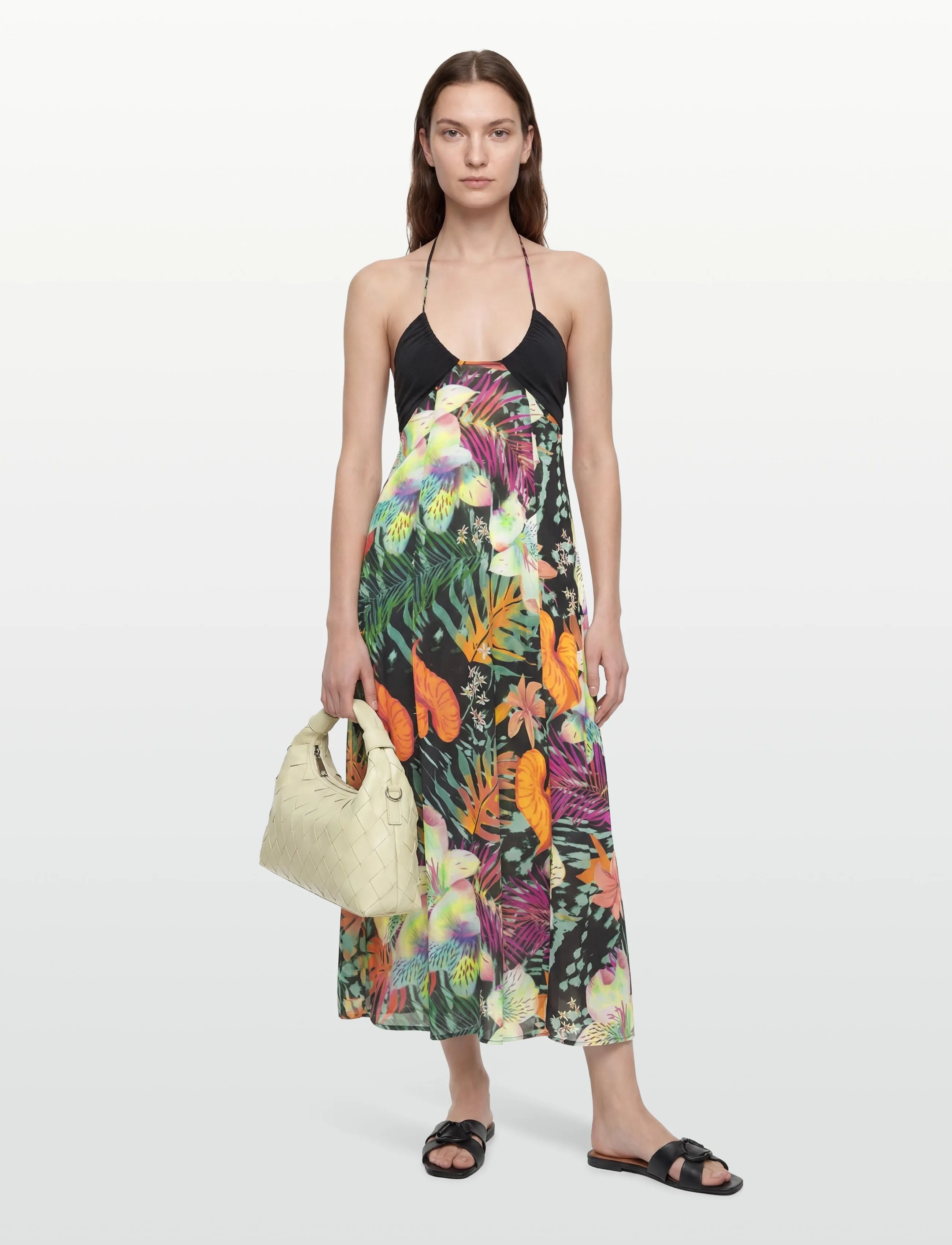 Desigual Vest_Swim-Daikiri Cord, S, Black, Kjoler > Maxikjole, Dame