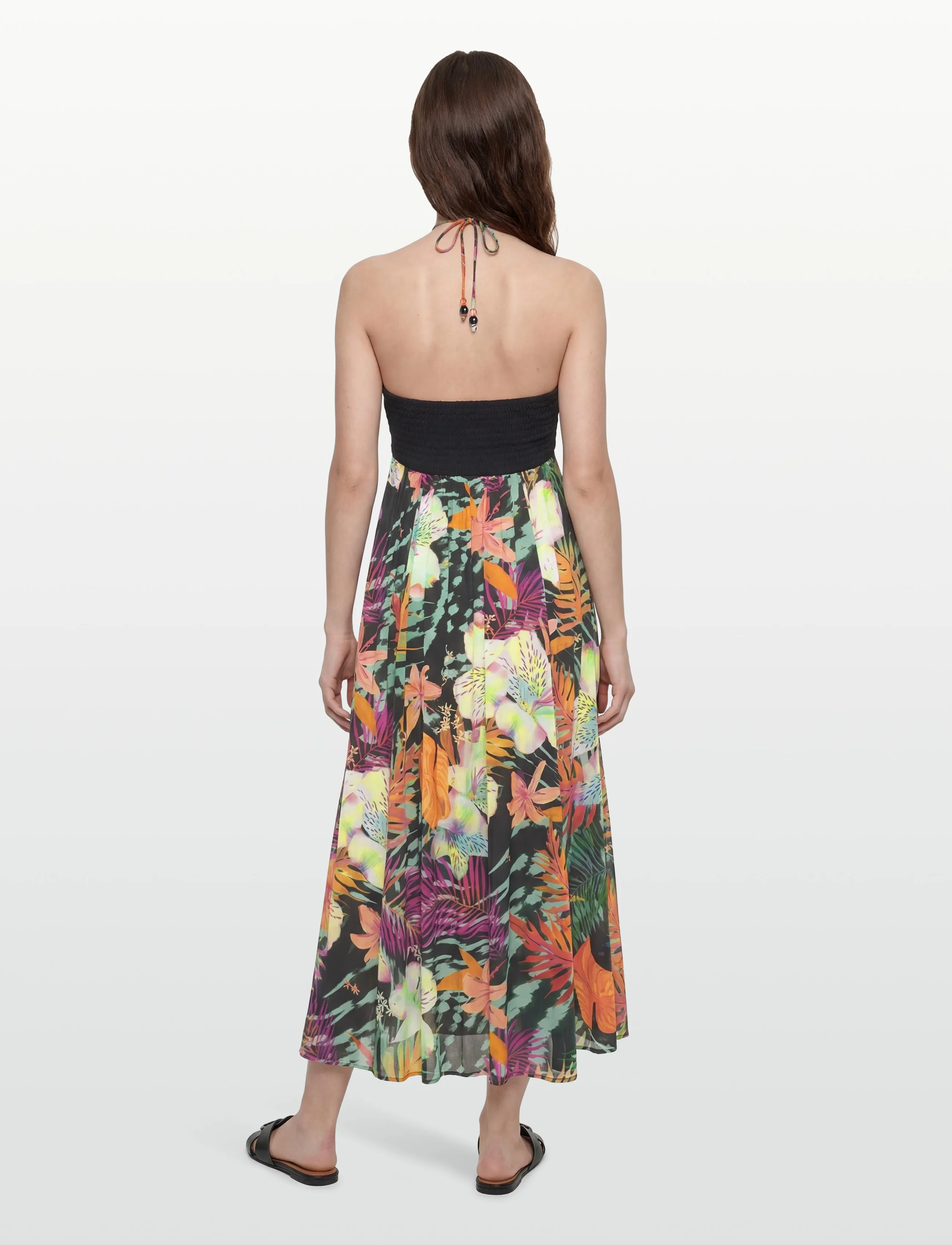 Desigual - VEST_SWIM-DAIKIRI CORD - suvekleidid - black - 4