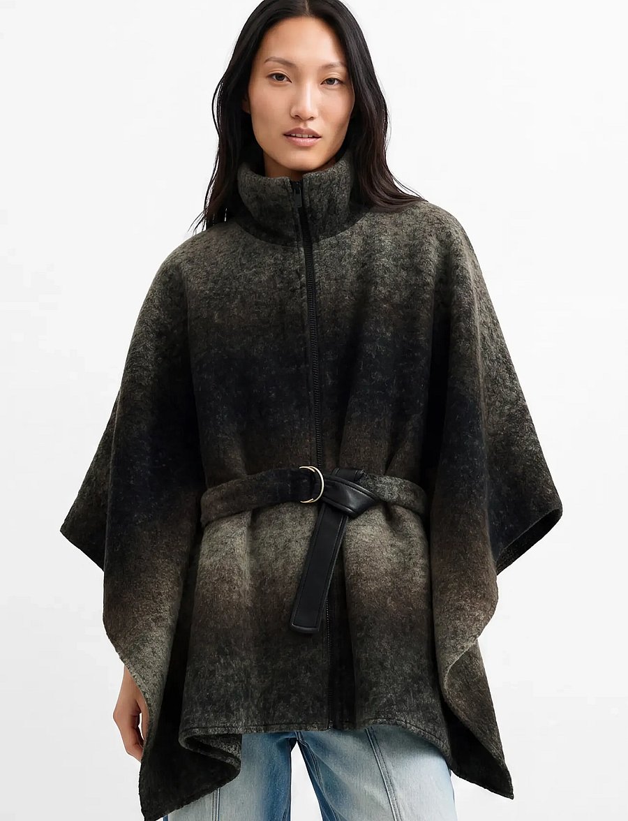 Desigual - PONCHO_ALDAMA BELT GRAY - material finishes - 0