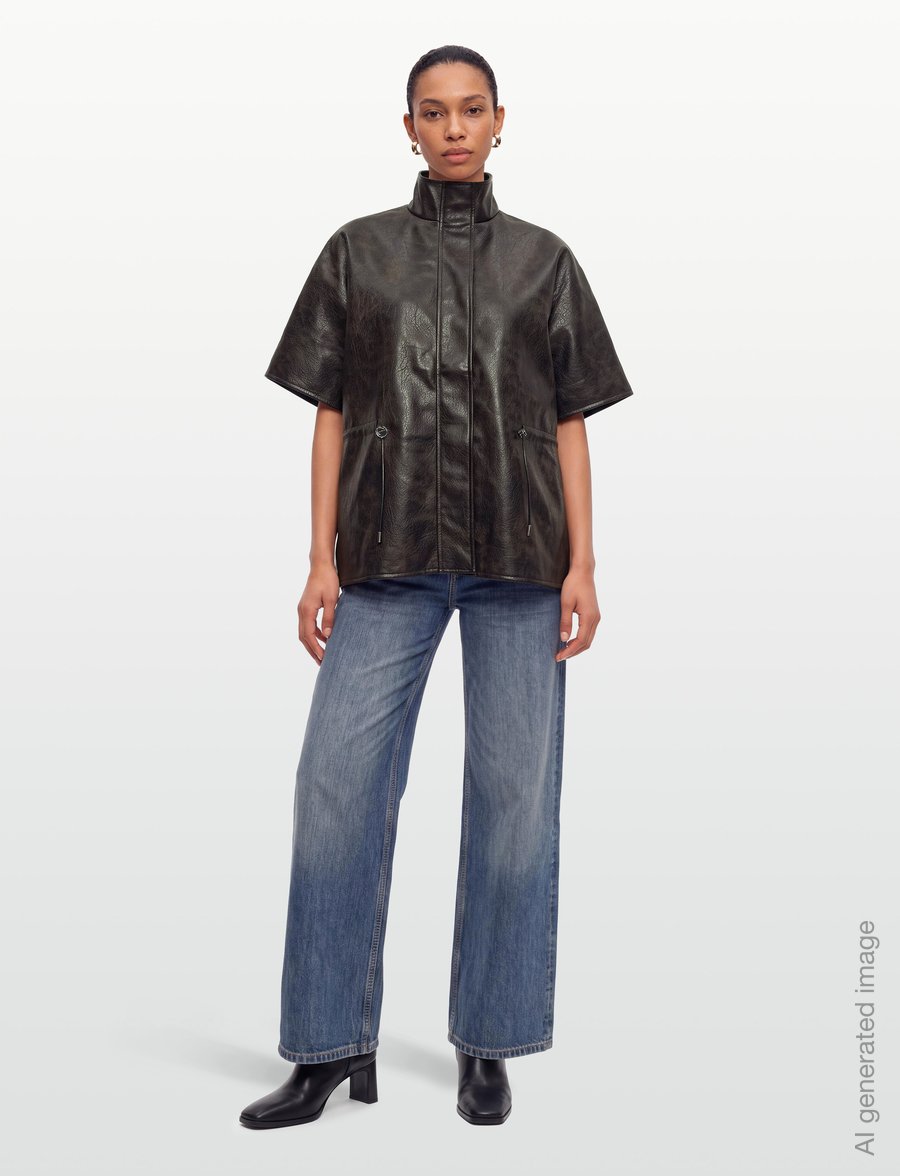 Desigual - PONCHO_RICHMOND PASADAS CHOCO - tunna jackor - brown - 0