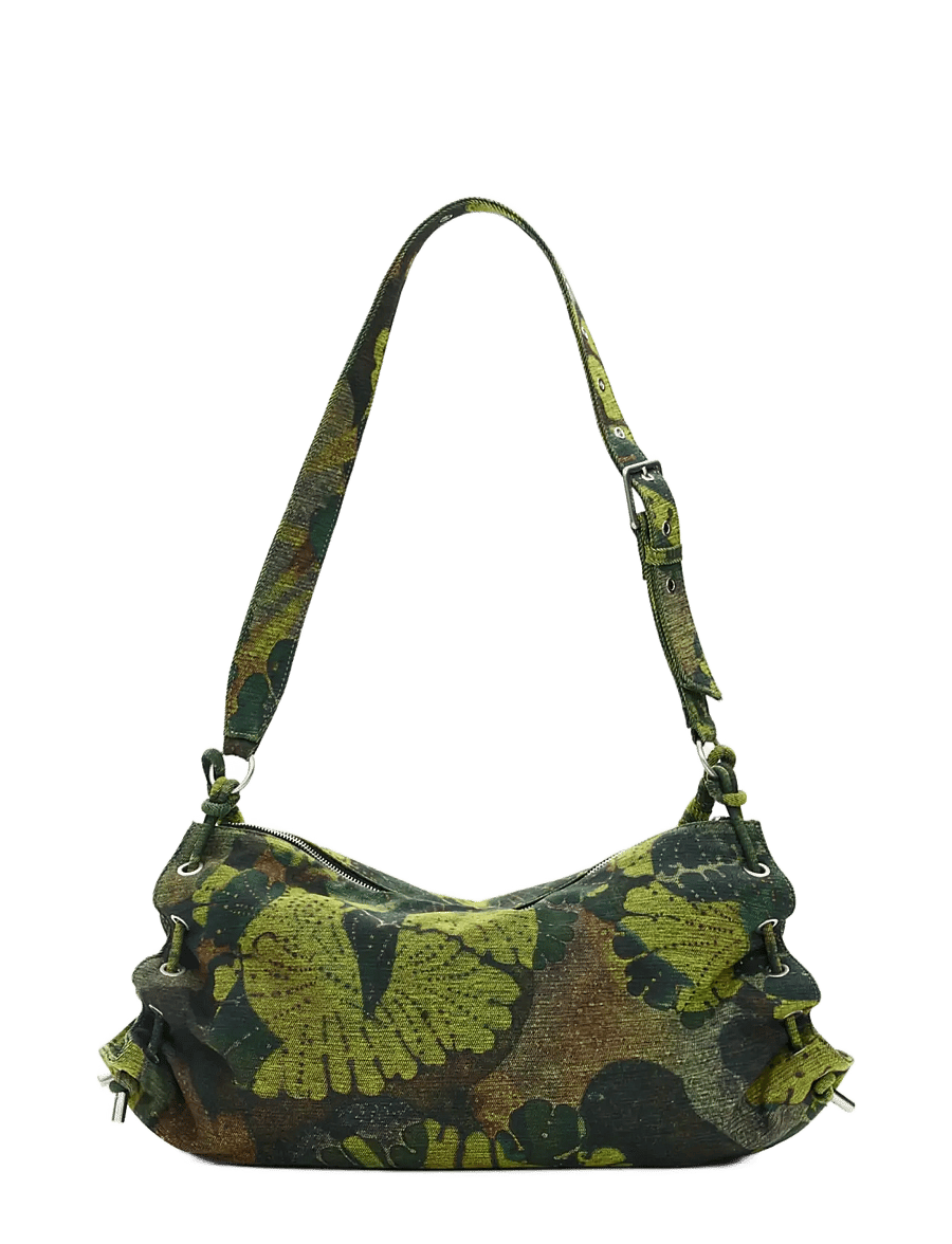 Desigual - BAG_LEAFS XELA MAXI_LACROIX - crossbody bags - green - 0