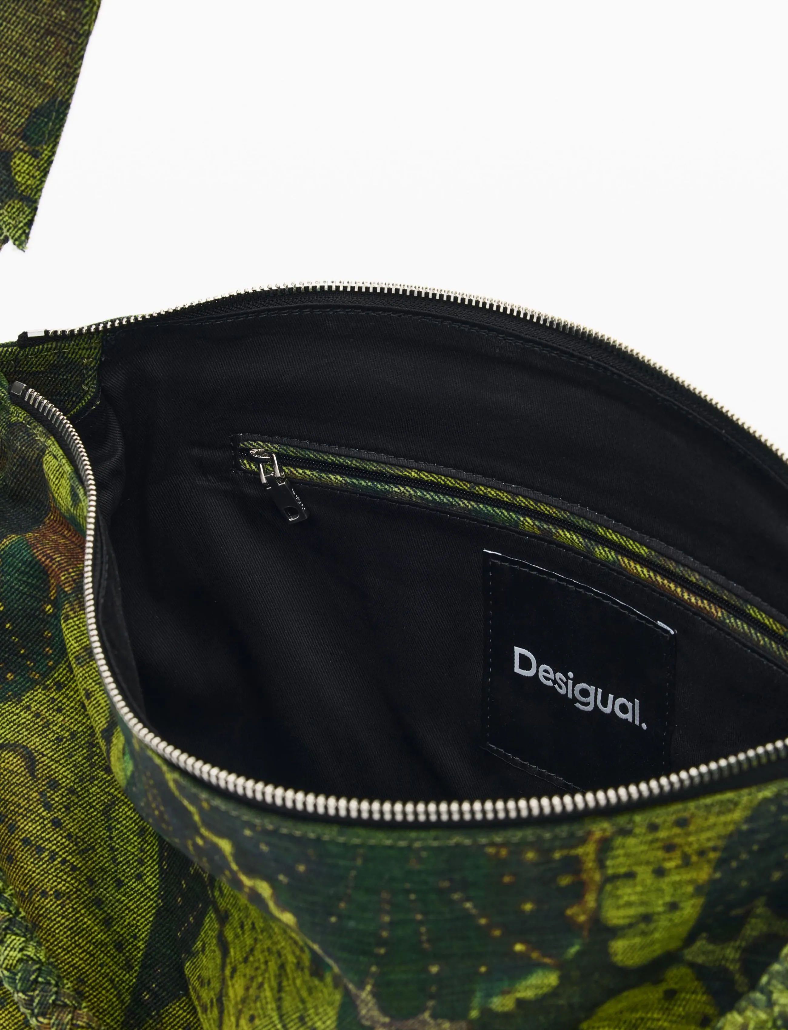 Desigual - BAG_LEAFS XELA MAXI_LACROIX - crossbody bags - green - 2