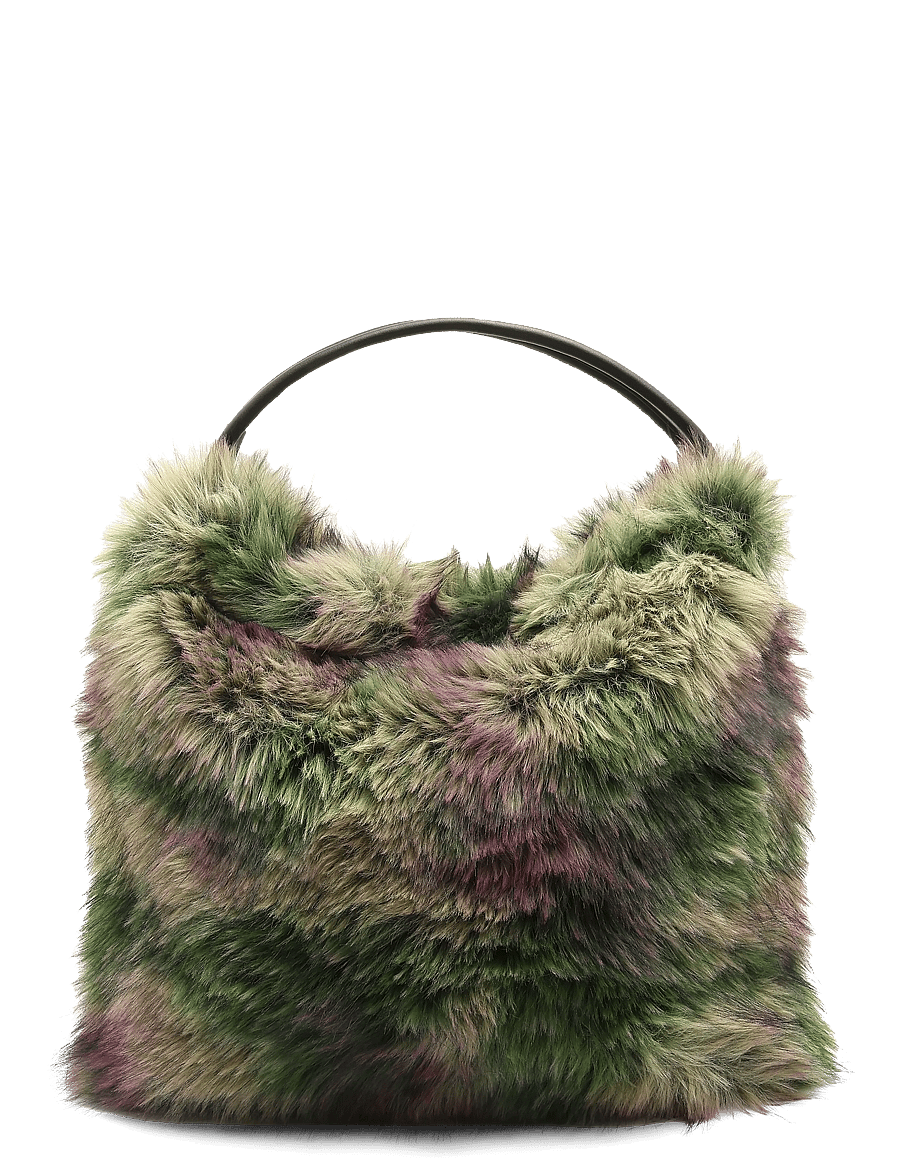 Desigual - BAG_CAMO FUR LACROIX - speciella tillfällen - green - 0