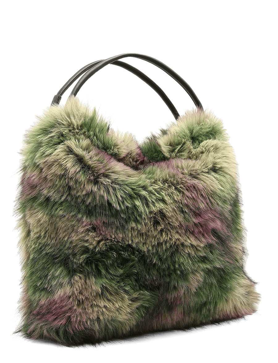 Desigual - BAG_CAMO FUR LACROIX - speciella tillfällen - green - 2
