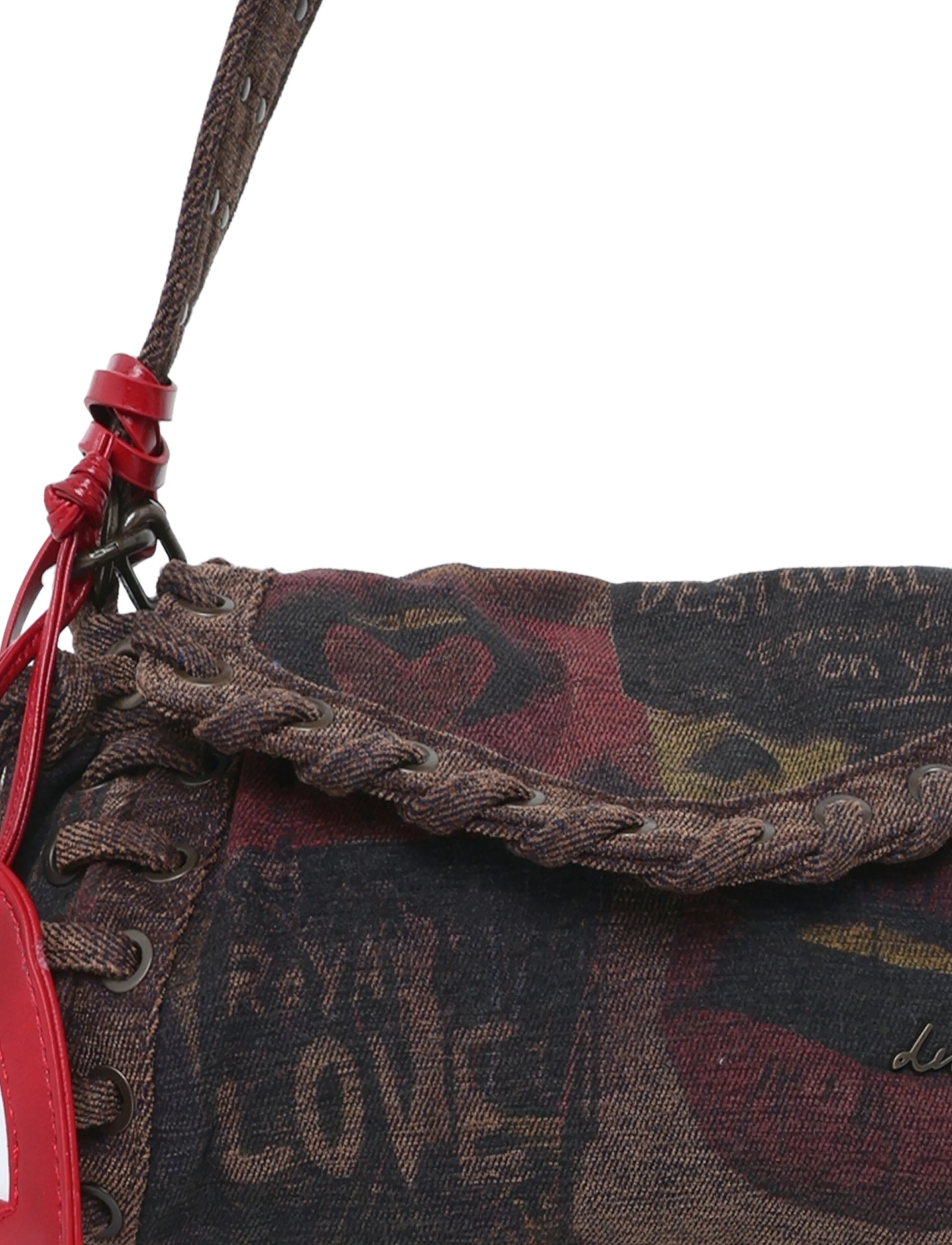 Desigual - BAG GRAFFIATTO ZARA - Üleõlakotid - material finishes - 2