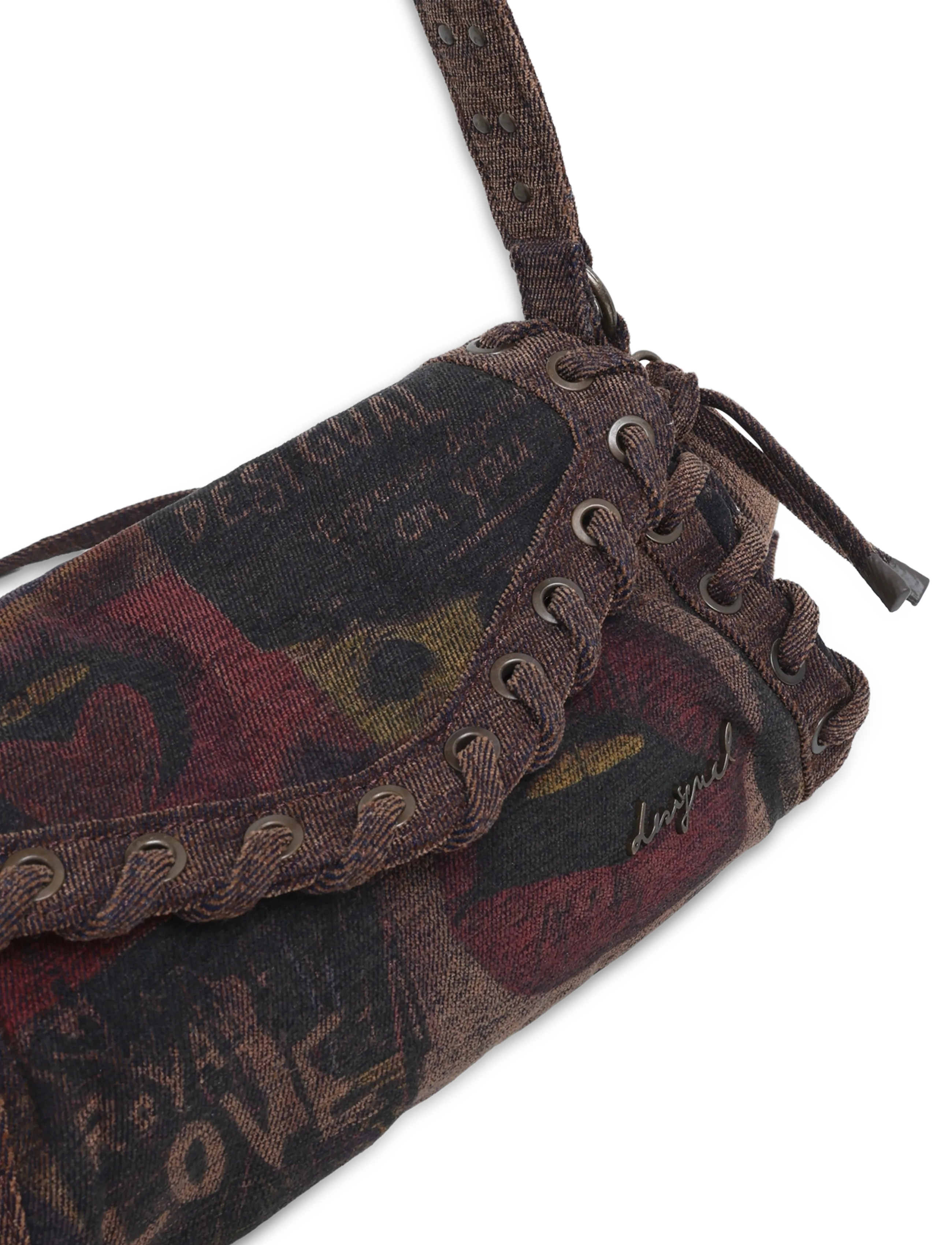 Desigual - BAG GRAFFIATTO ZARA - Üleõlakotid - material finishes - 4