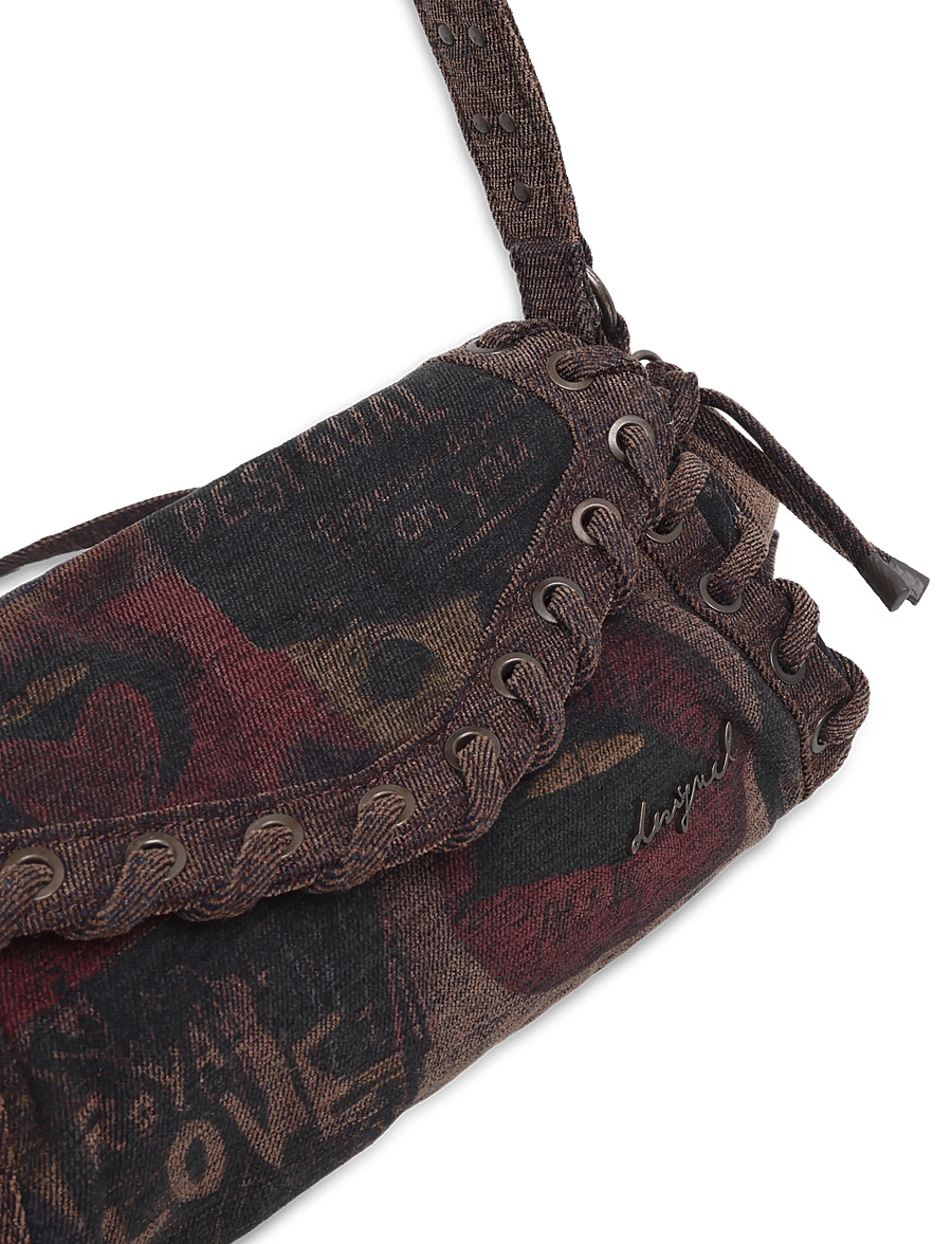 Desigual - BAG GRAFFIATTO ZARA - Üleõlakotid - material finishes - 4