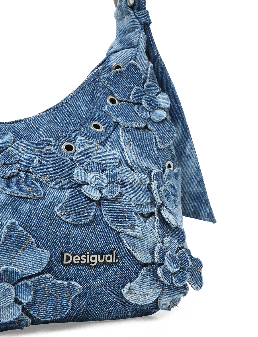Desigual - BAG_CURIO DENIM - umhängetaschen - blue - 2