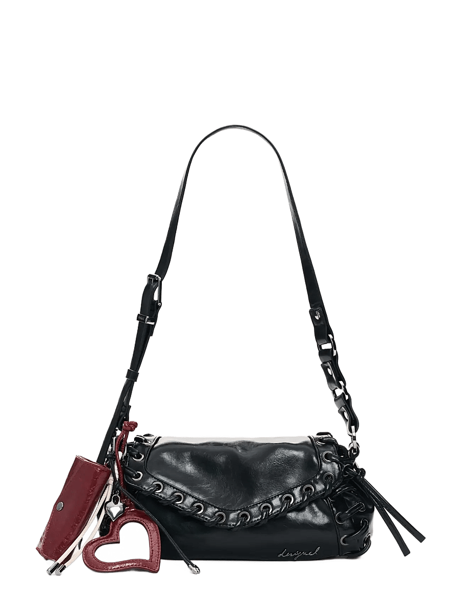 Desigual - BAG_GALAXY ZARAUZ BLACK - crossbody bags - black - 1
