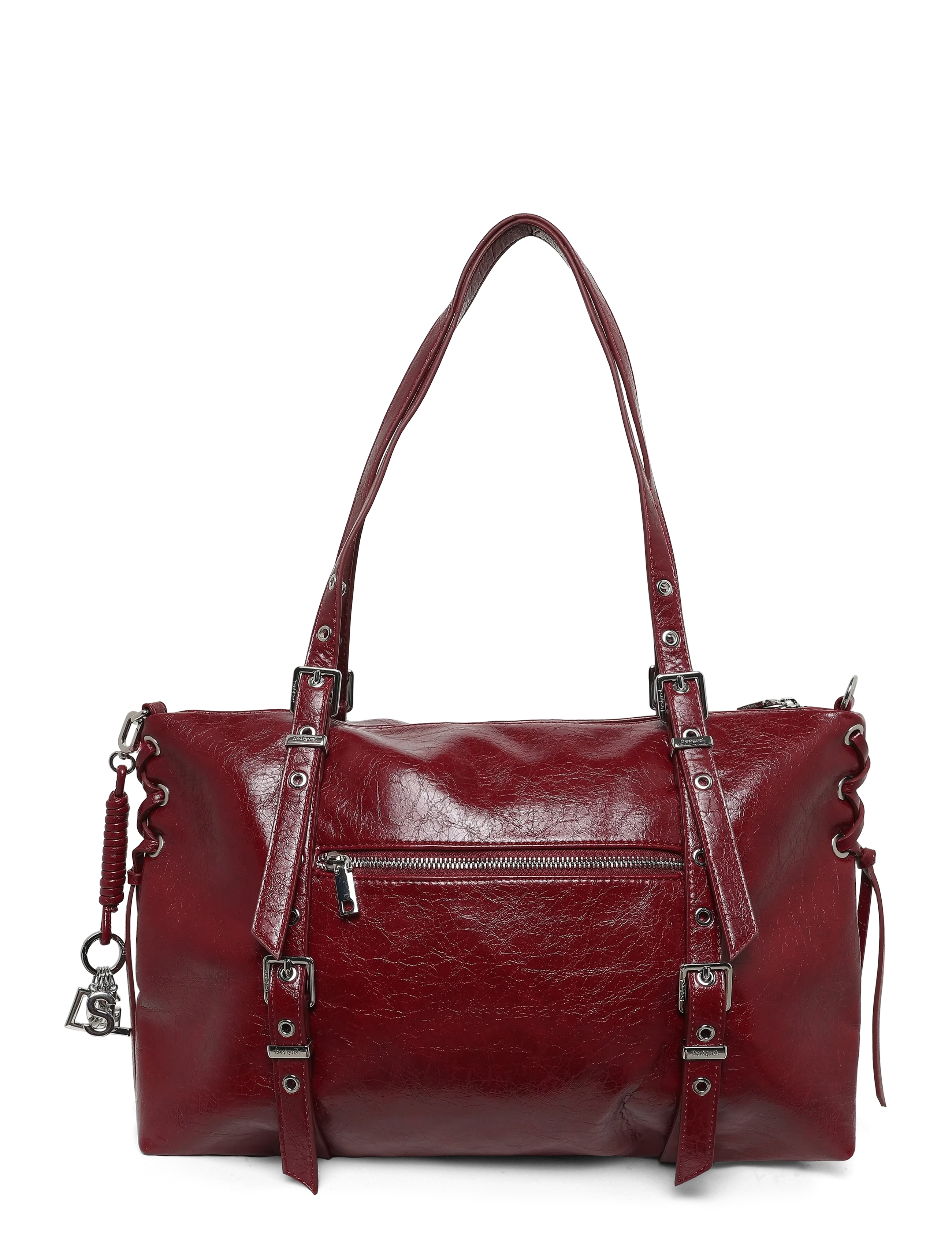 Desigual - BAG_HALF LOGO LANUZA GRANATE - red - 1