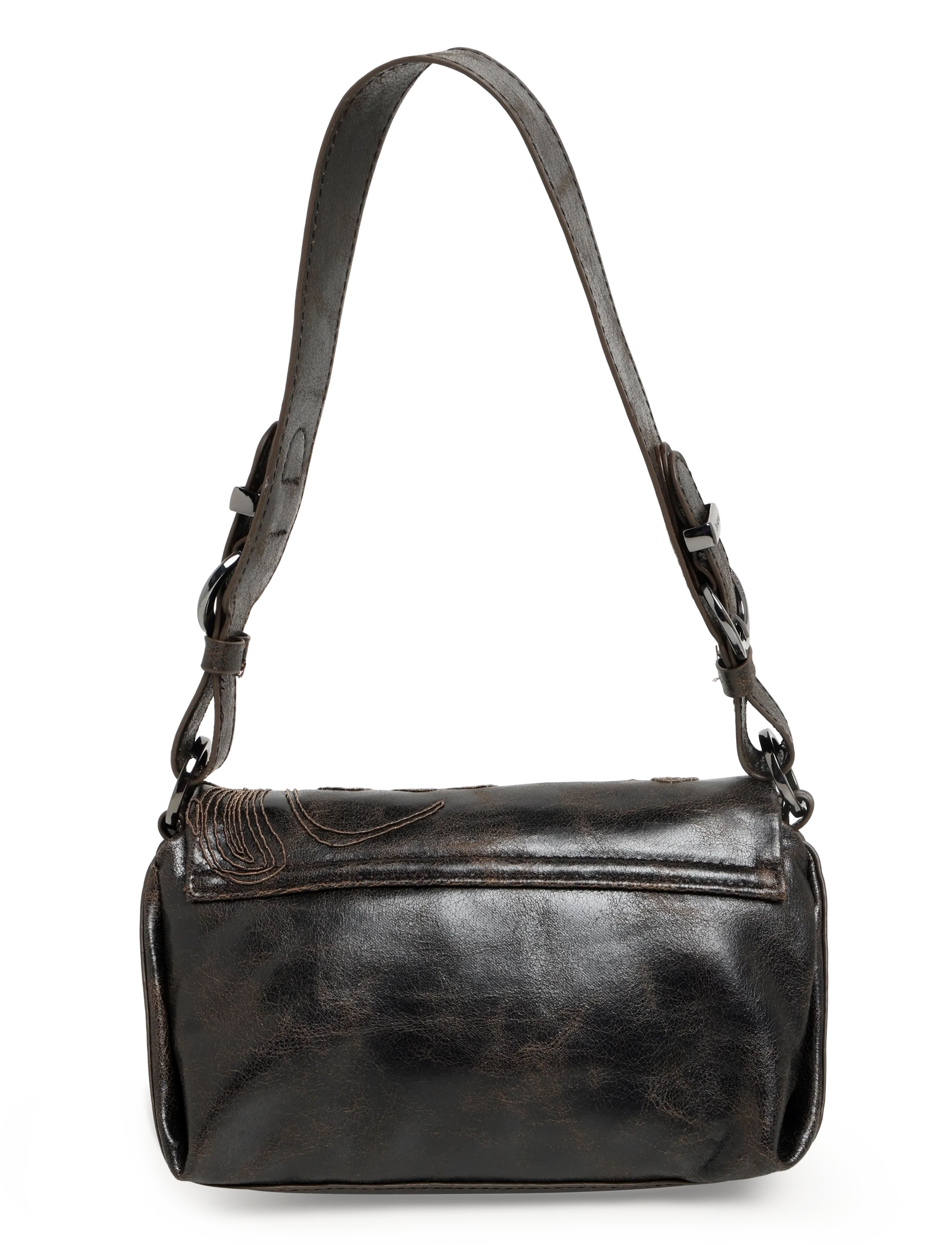 Desigual - BAG_MISTRAL NARON MINI FLAP - vardagsstil - brown - 1
