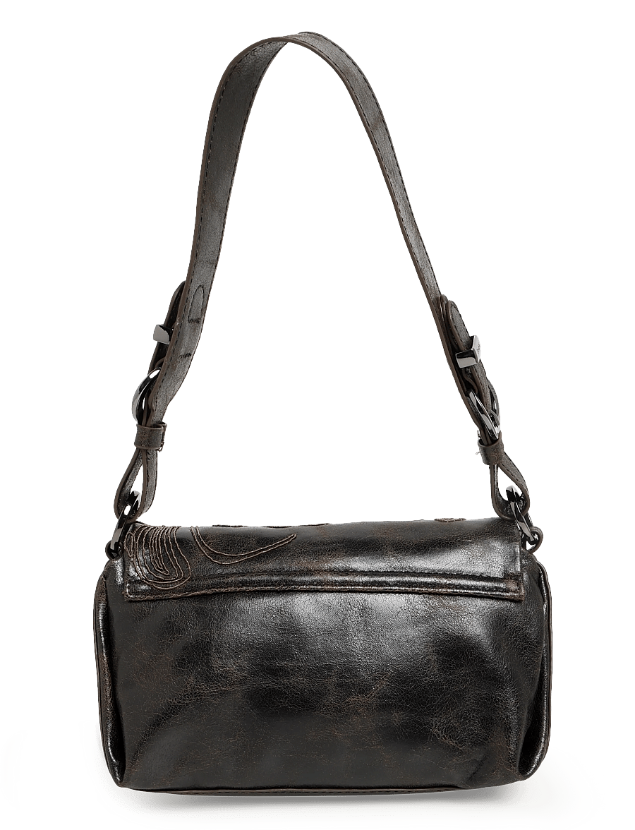 Desigual - BAG_MISTRAL NARON MINI FLAP - vardagsstil - brown - 1