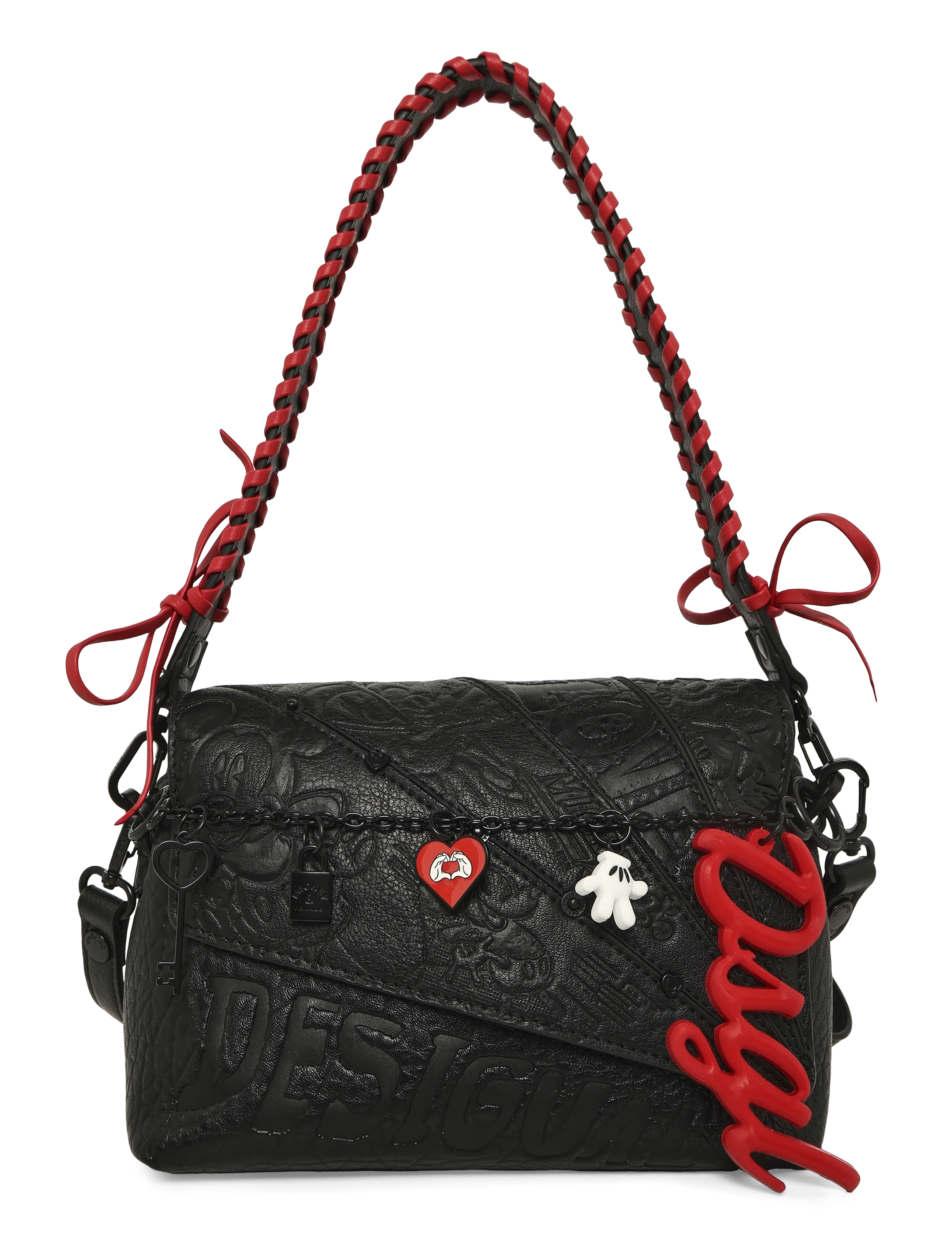 Desigual BAG_ALL MICKEY PHUKET MINI SOFT - Väskor - BLACK / black