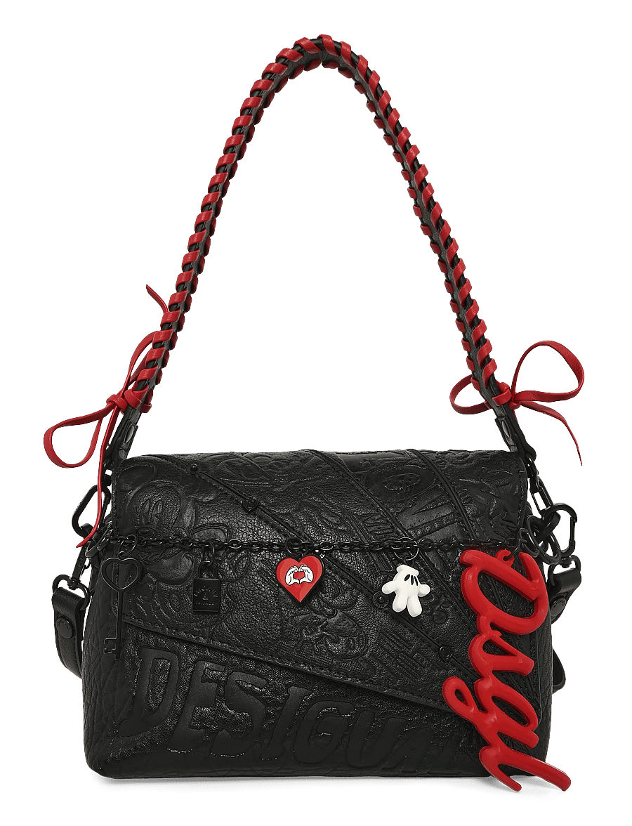 Desigual - BAG_ALL MICKEY PHUKET MINI SOFT - crossbody bags - black - 0