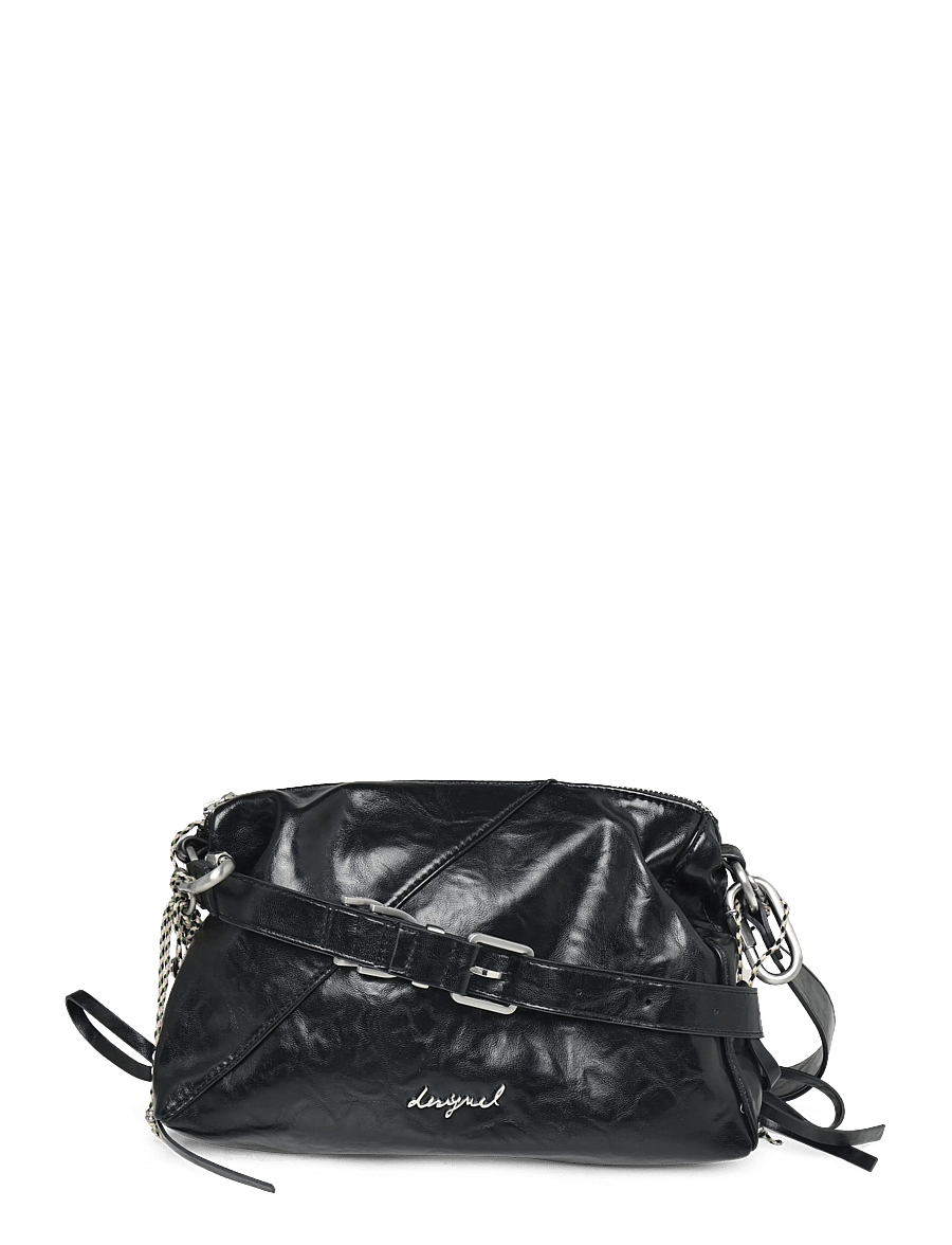 Desigual - BAG GRAVITY LETUR - alltags-style - black - 0