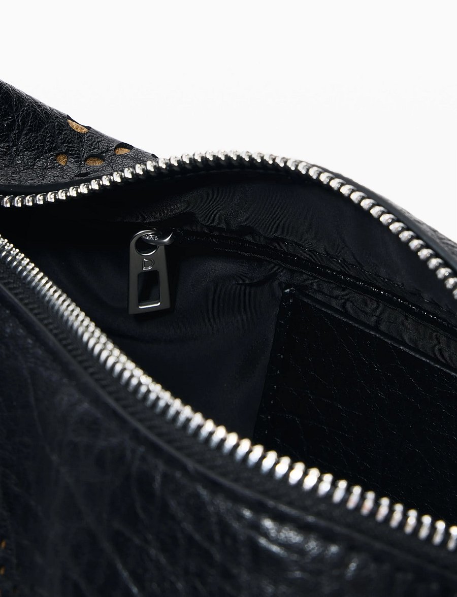 Desigual - BAG_NOTUS HUNTINGTON MINI - Õlakotid - black - 2