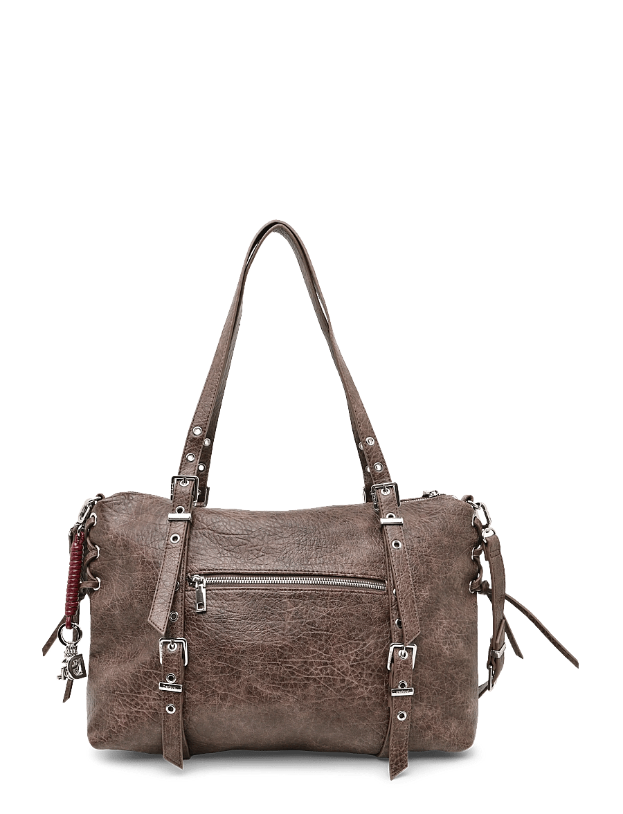 Desigual - BAG HALF LOGO LAN - besondere anlässe - brown - 1