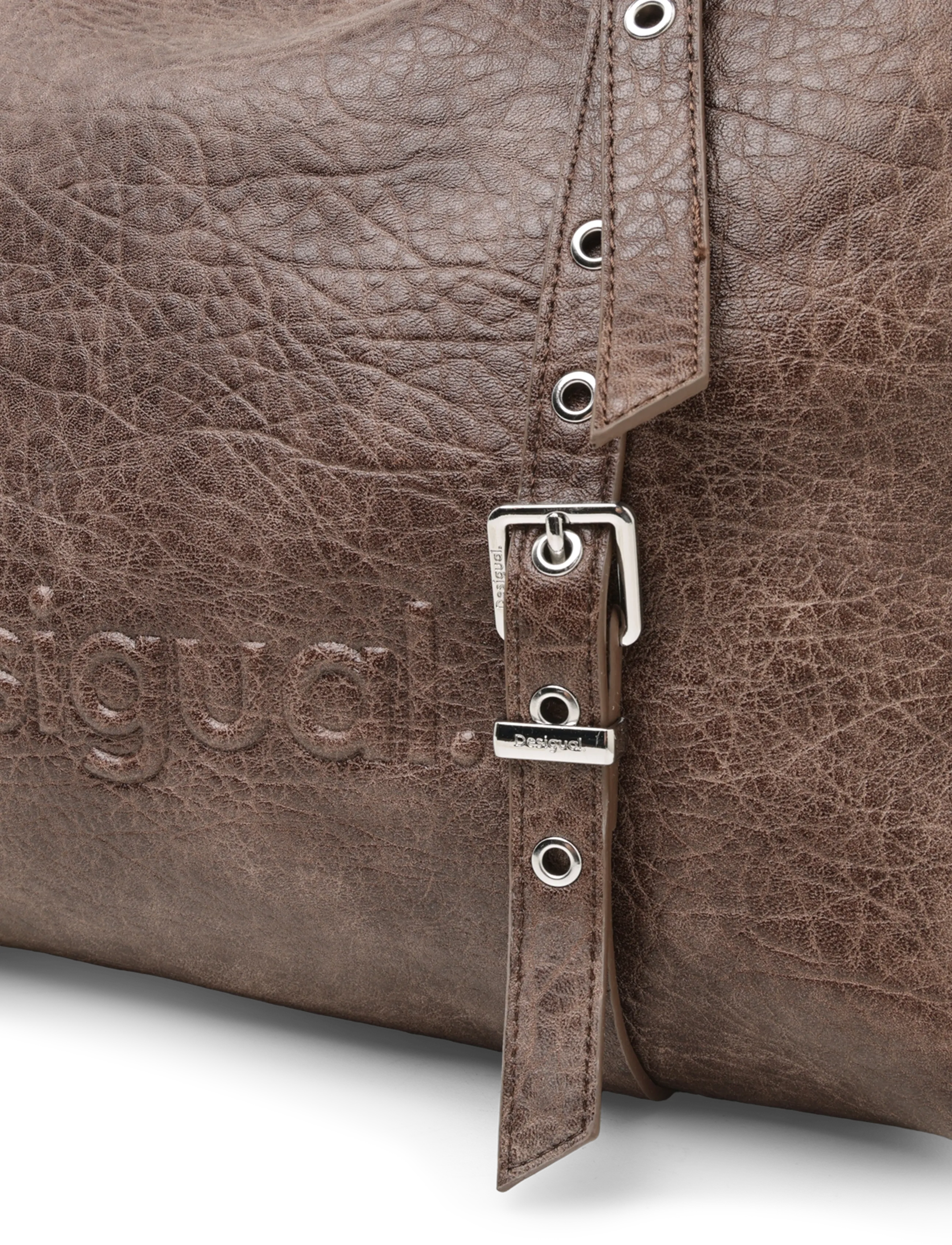 Desigual - BAG HALF LOGO LAN - special occasions - brown - 2