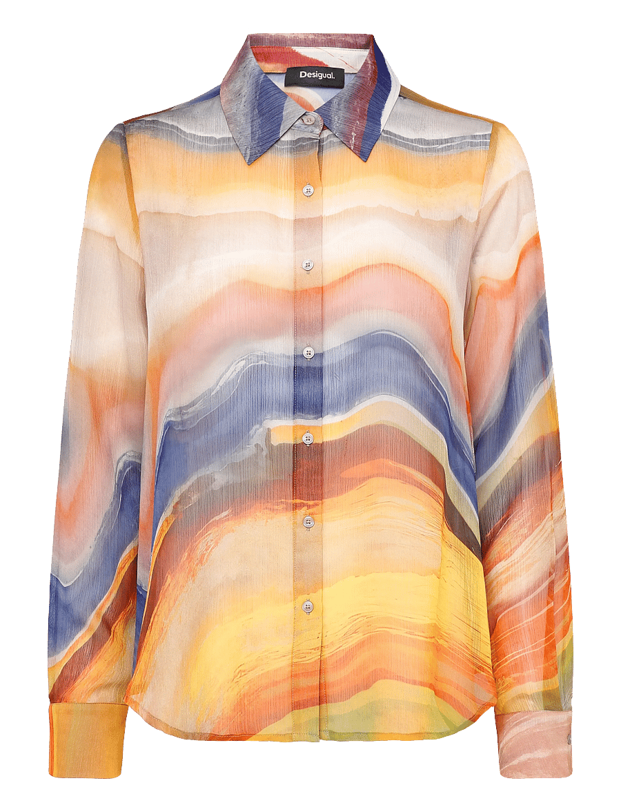 Desigual - BLUS_CAMSTERDAM - långärmade blusar - material finishes - 1