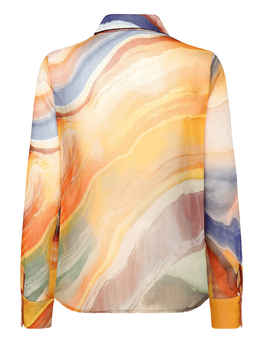 Desigual - BLUS_CAMSTERDAM - långärmade blusar - material finishes - 2