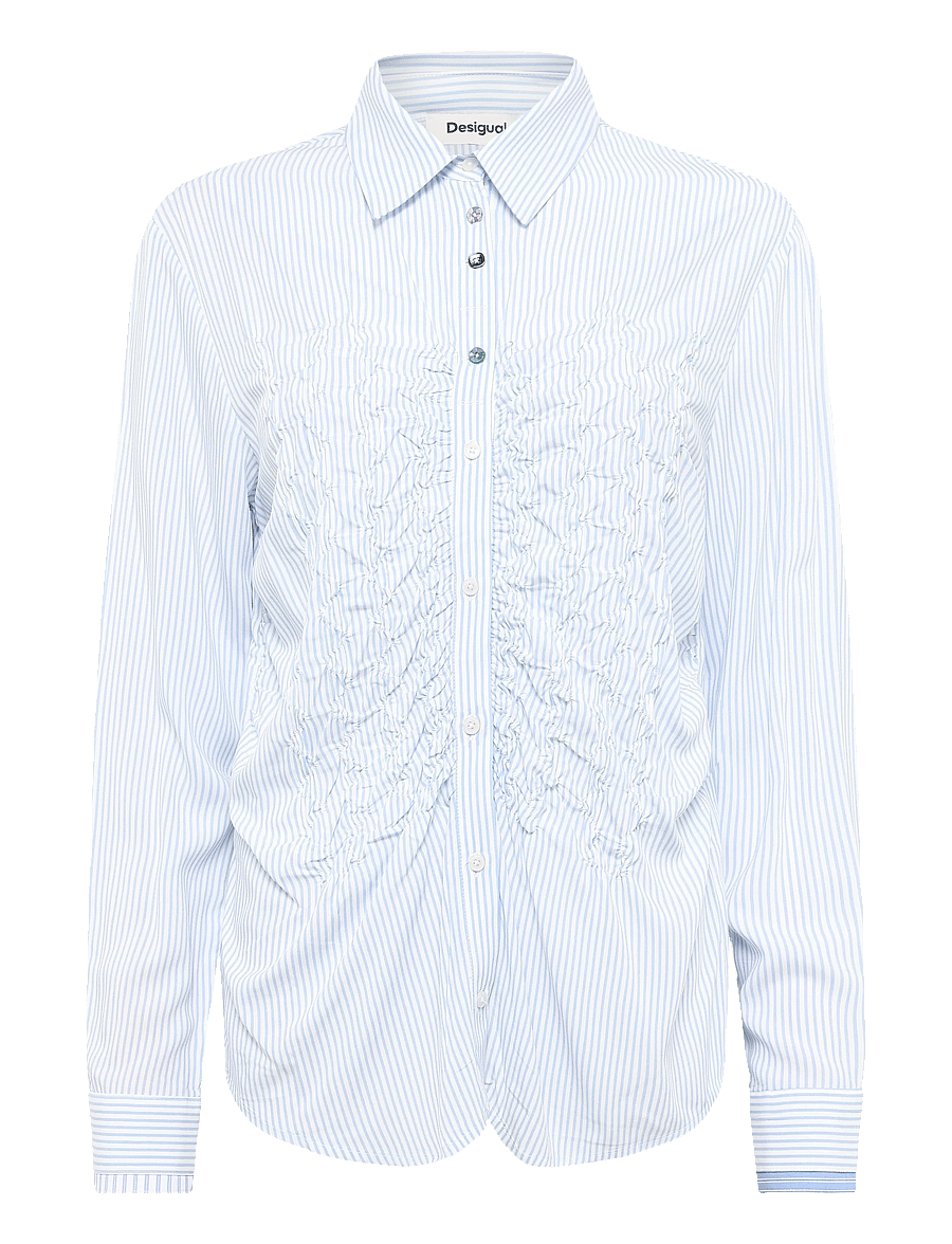 Desigual - CAM_DANUBIO - long-sleeved shirts - blue - 1