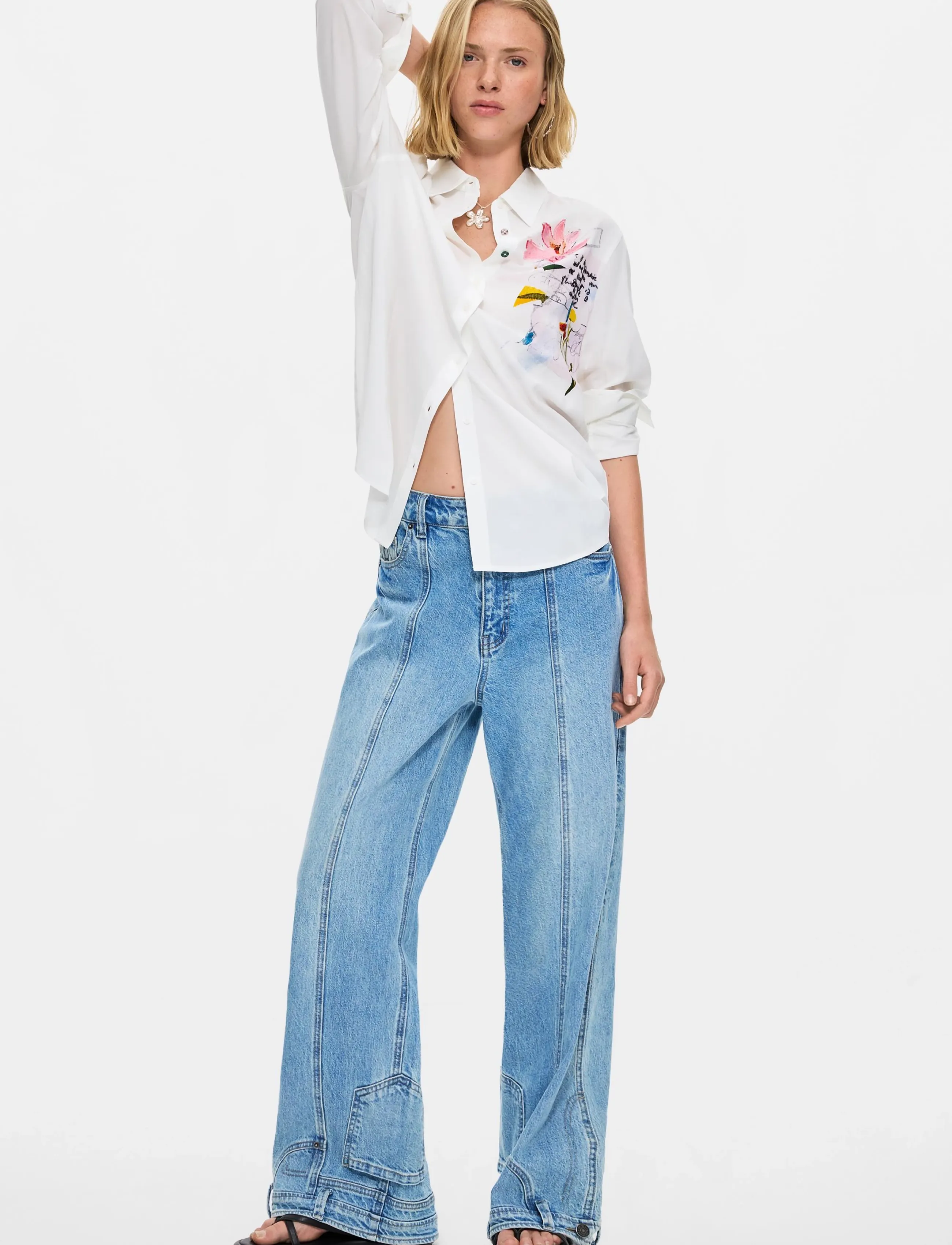 Desigual - CAM_TAMESIS - langärmlige hemden - white - 4