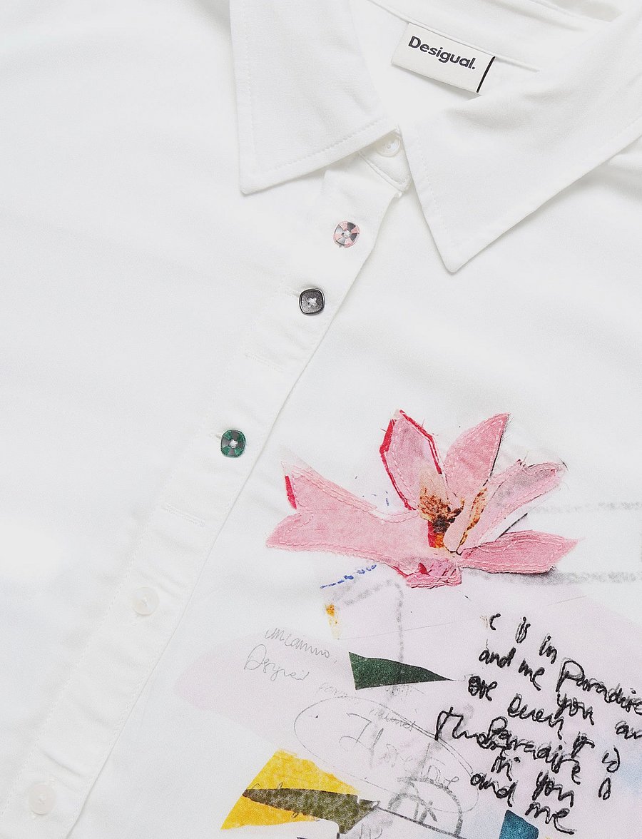 Desigual - CAM_TAMESIS - langærmede skjorter - white - 5