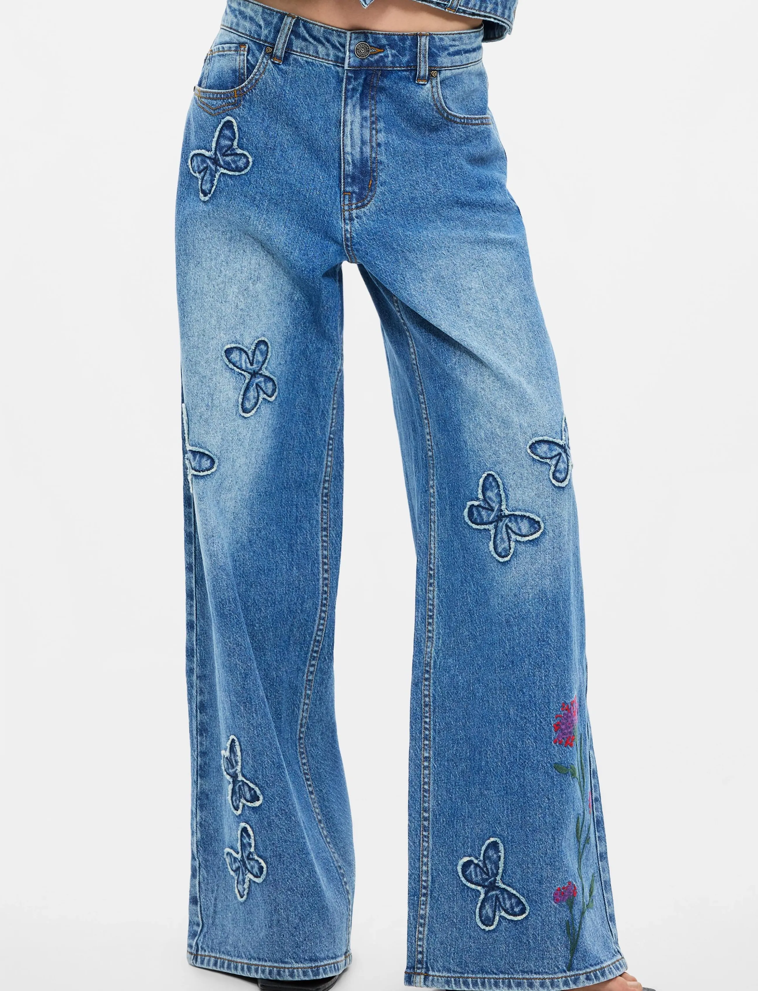 Desigual DENIM_BUTTER - Jeans - BLUE / blue