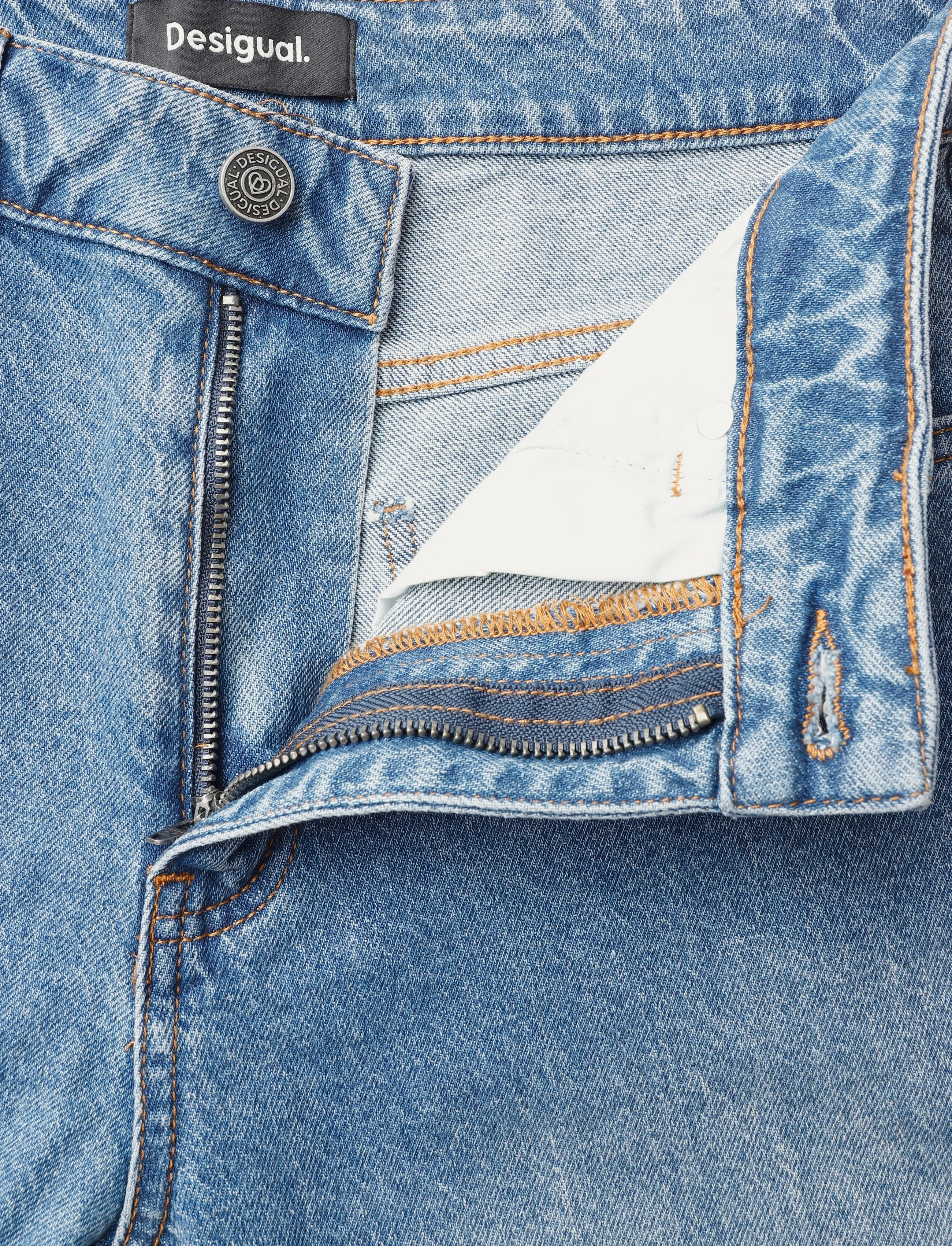 Desigual - DENIM_BUTTER - blue - 5