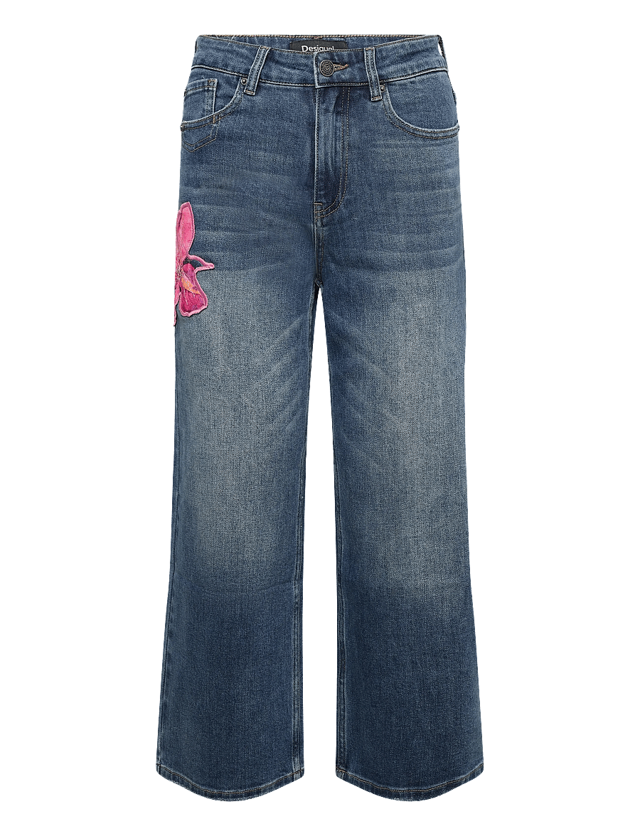 Desigual - DENIM_FLORA - culottes - blue - 0