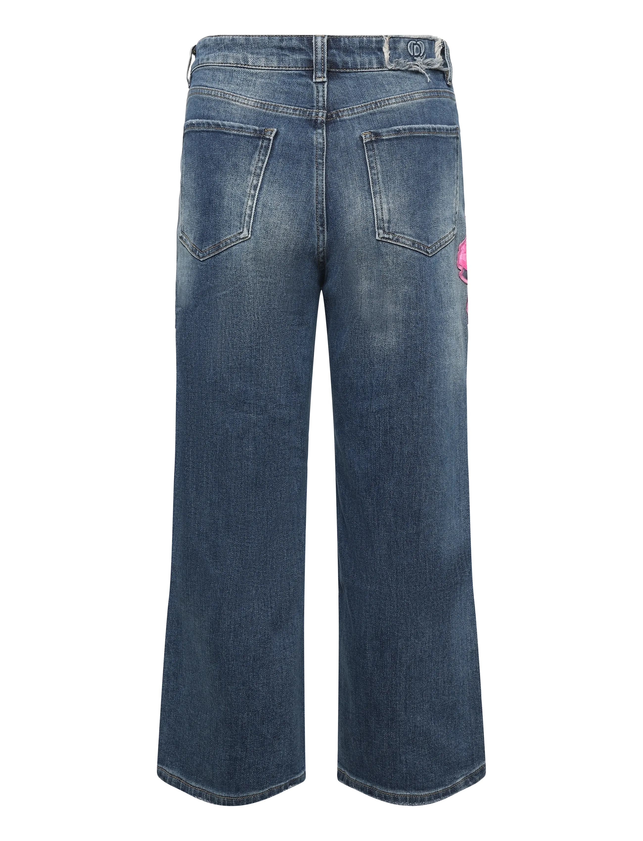 Desigual - DENIM_FLORA - culottes - blue - 1