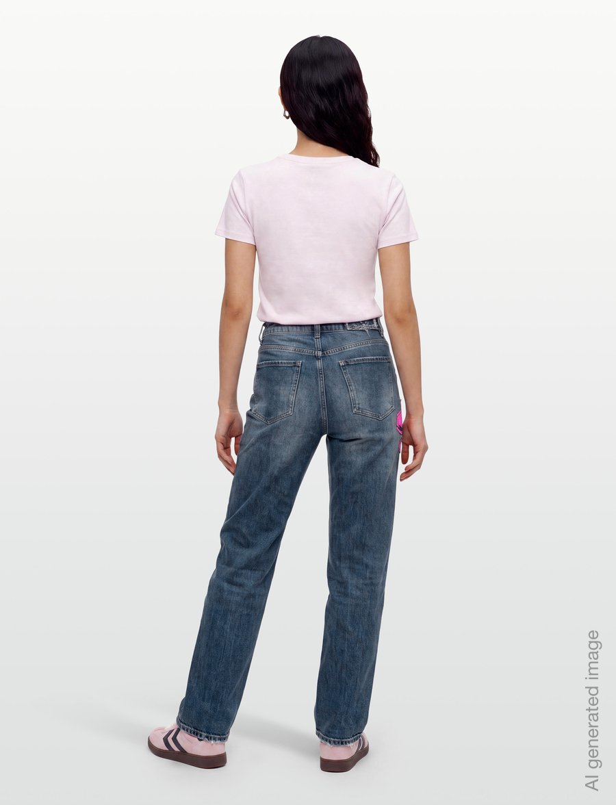 Desigual - DENIM_FLORA - culottes - blue - 4