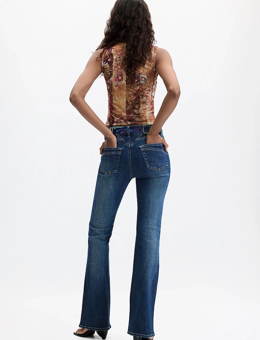 Desigual - DENIM_HIPBELT - alt laiad teksad - blue - 3