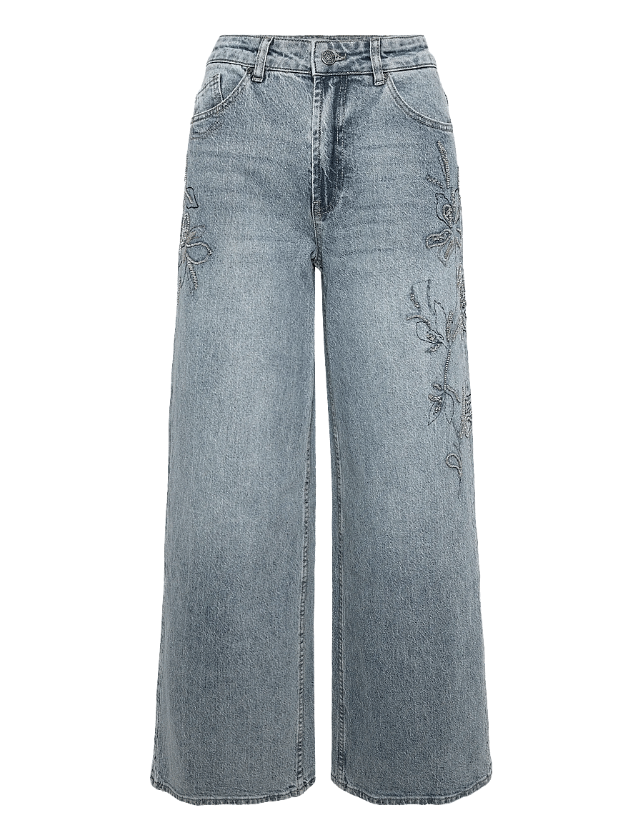 Desigual - DENIM_FAIRY - hosen mit weitem bein - blue - 1